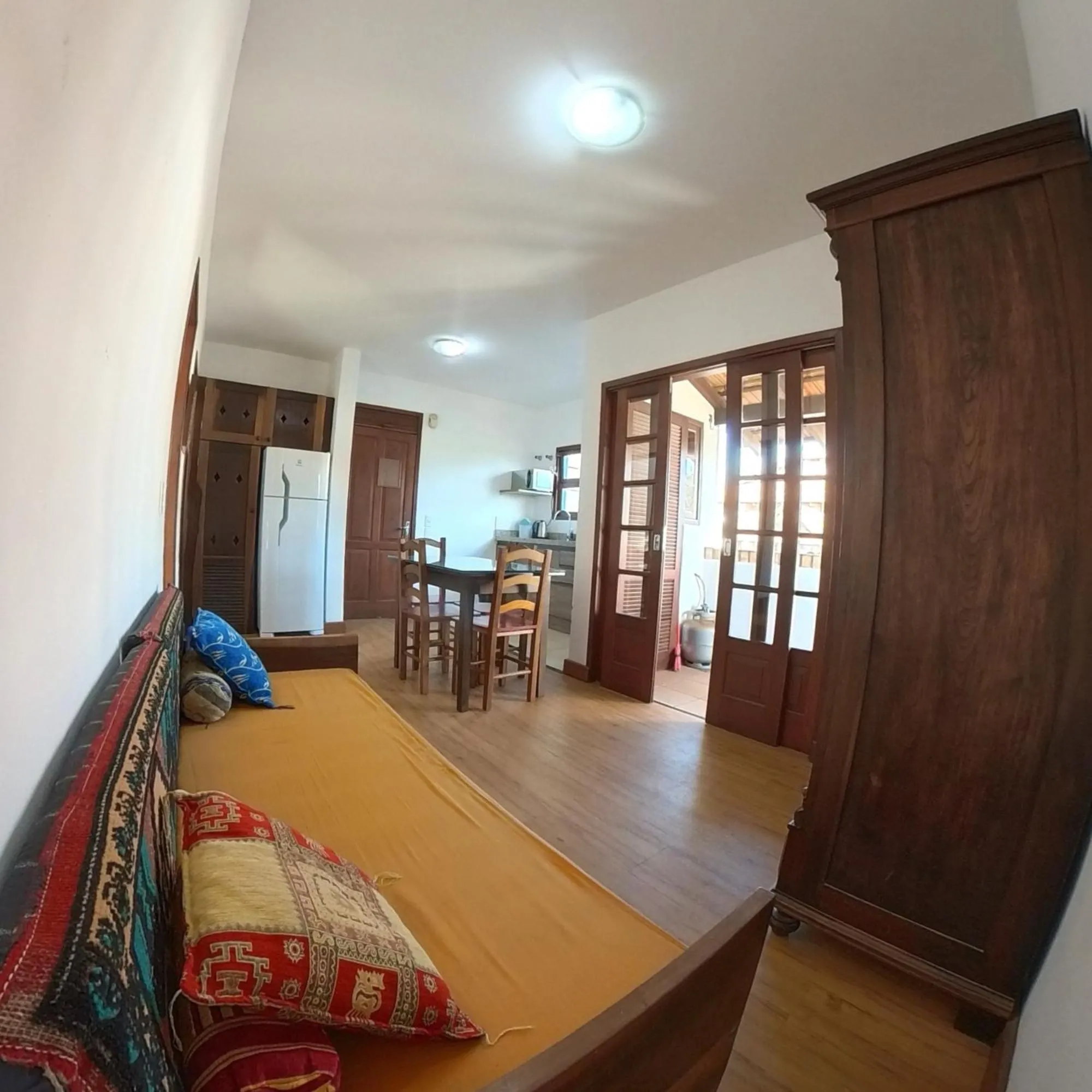 Living room, Bed in Pousada Natur Campeche