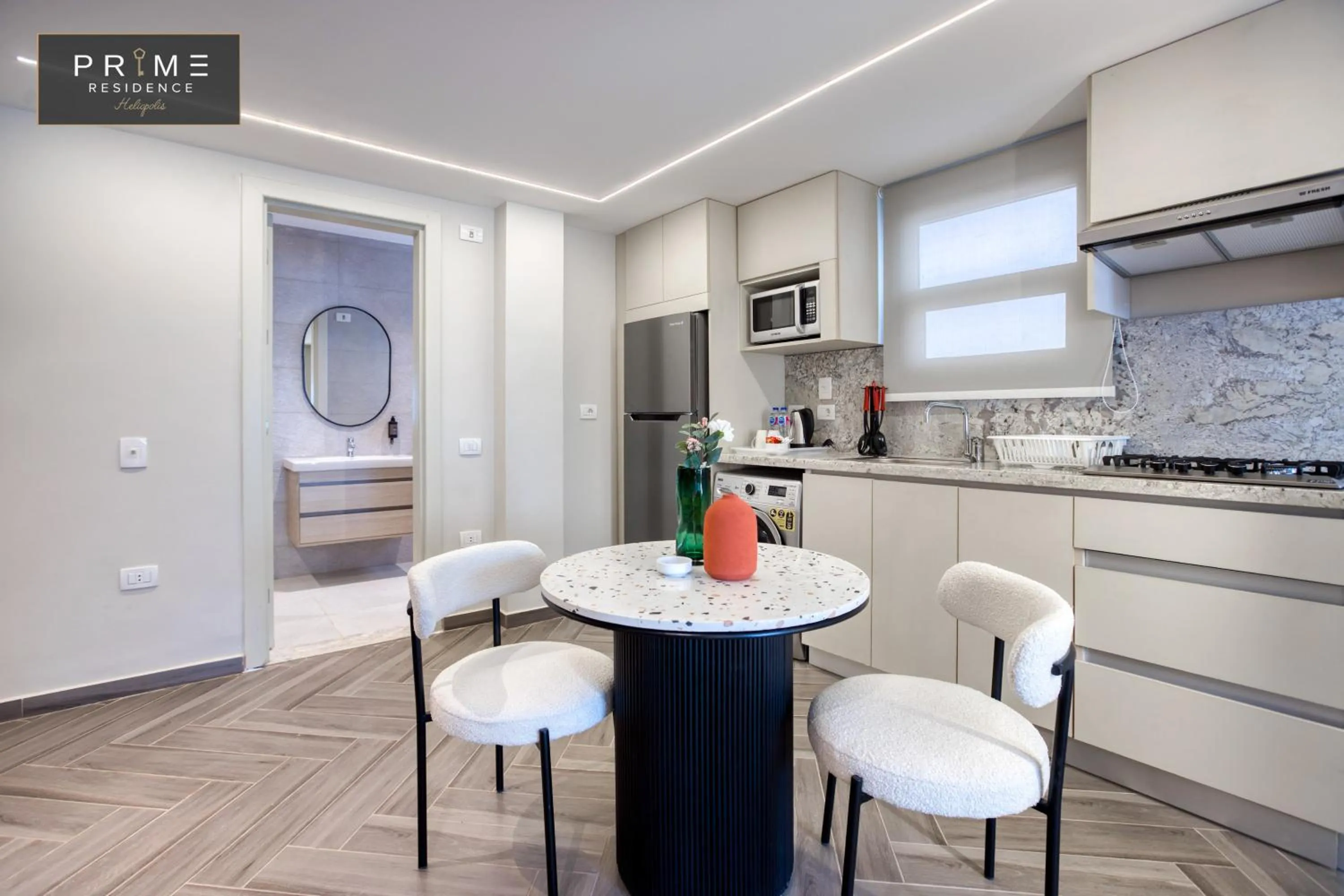 Seating area in Prime Residence Heliopolis