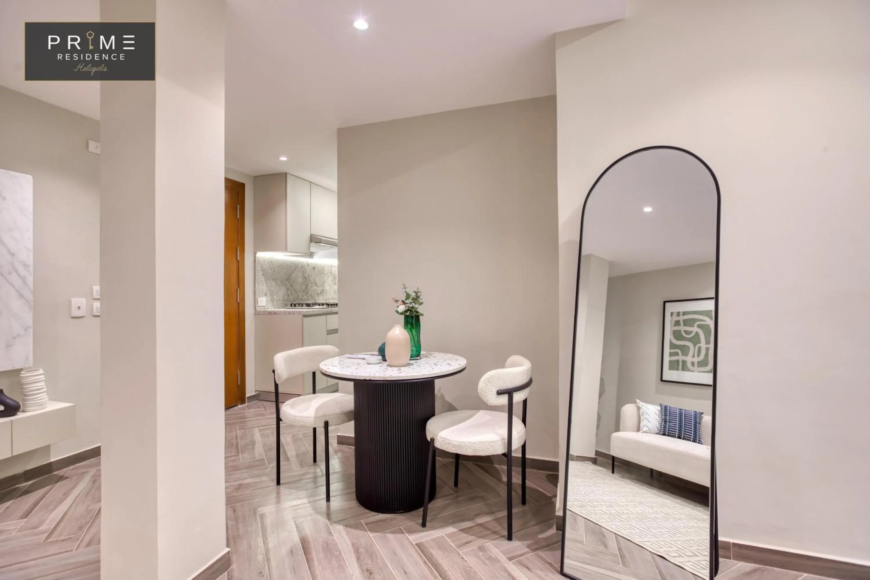 Seating area in Prime Residence Heliopolis