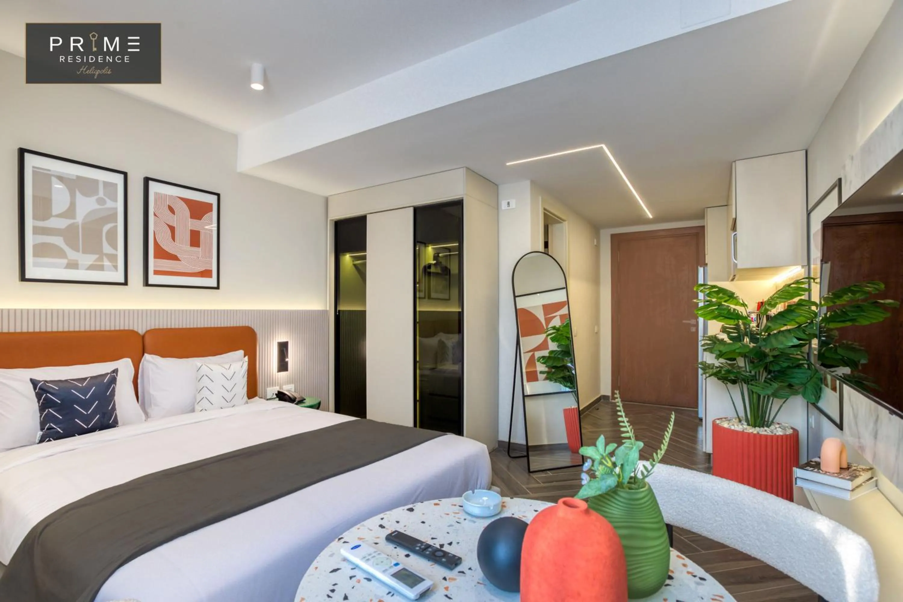 Photo of the whole room, Bed in Prime Residence Heliopolis