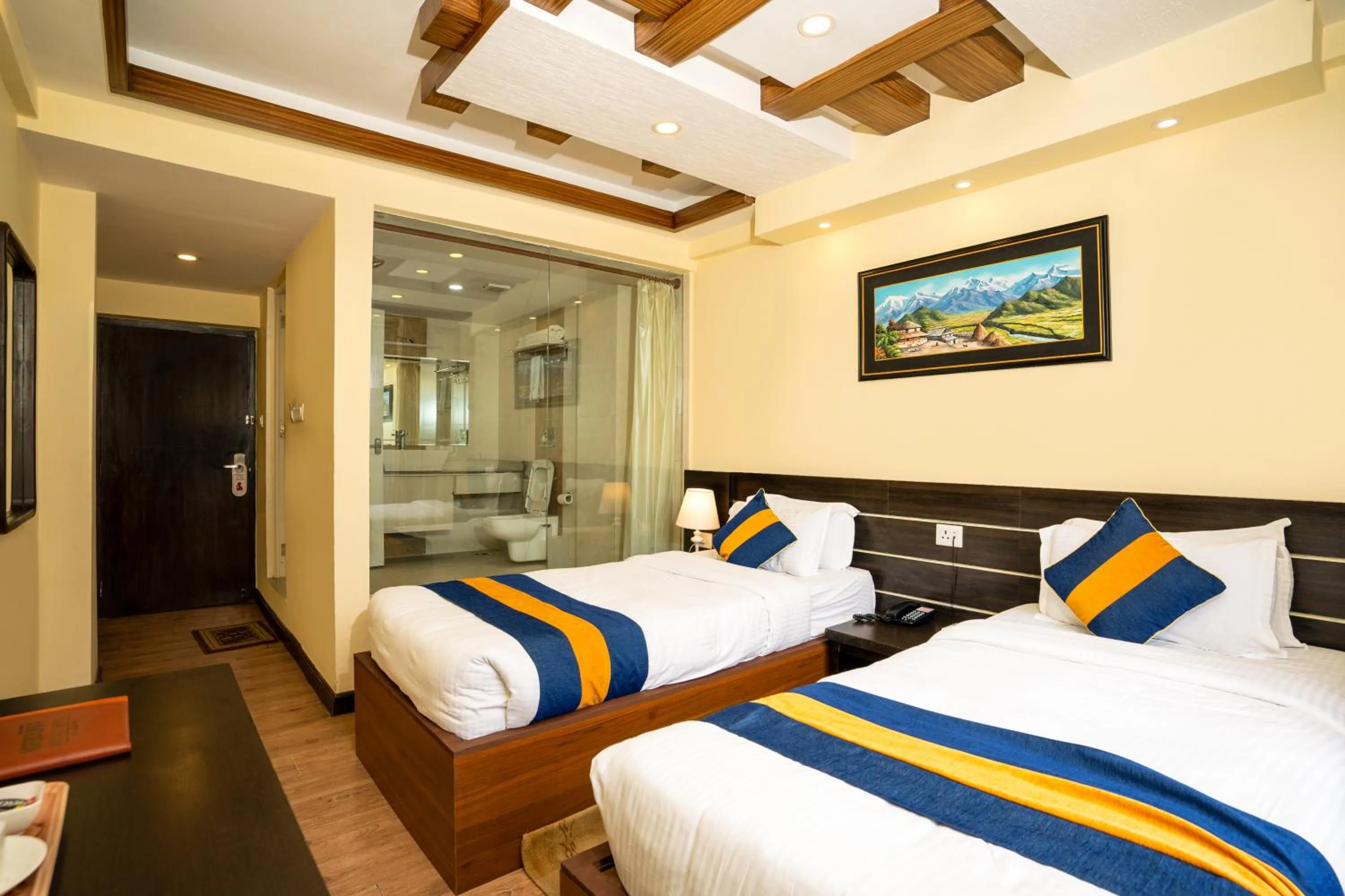 Bed in Devo Boutique Hotel