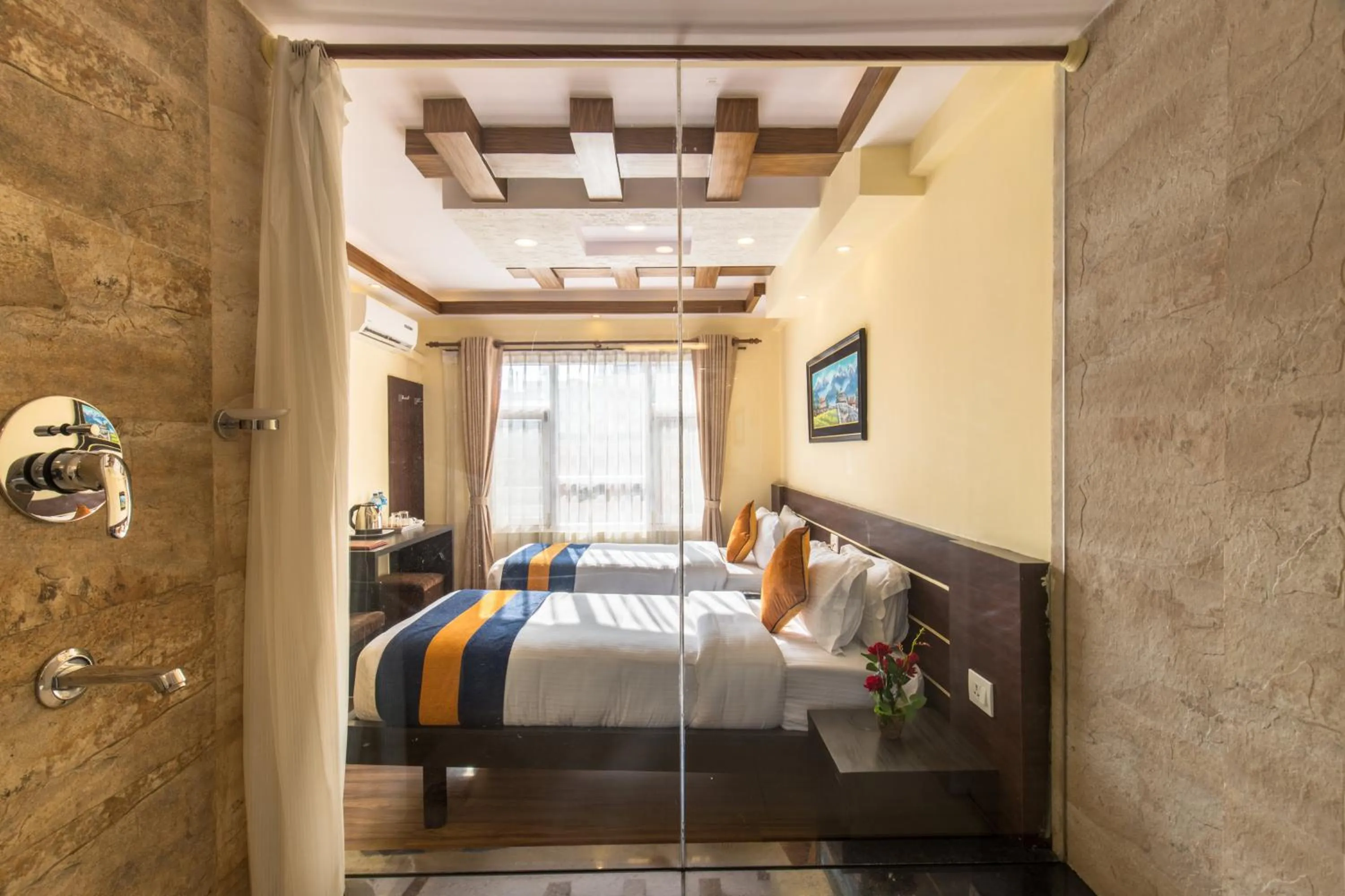 Bed in Devo Boutique Hotel