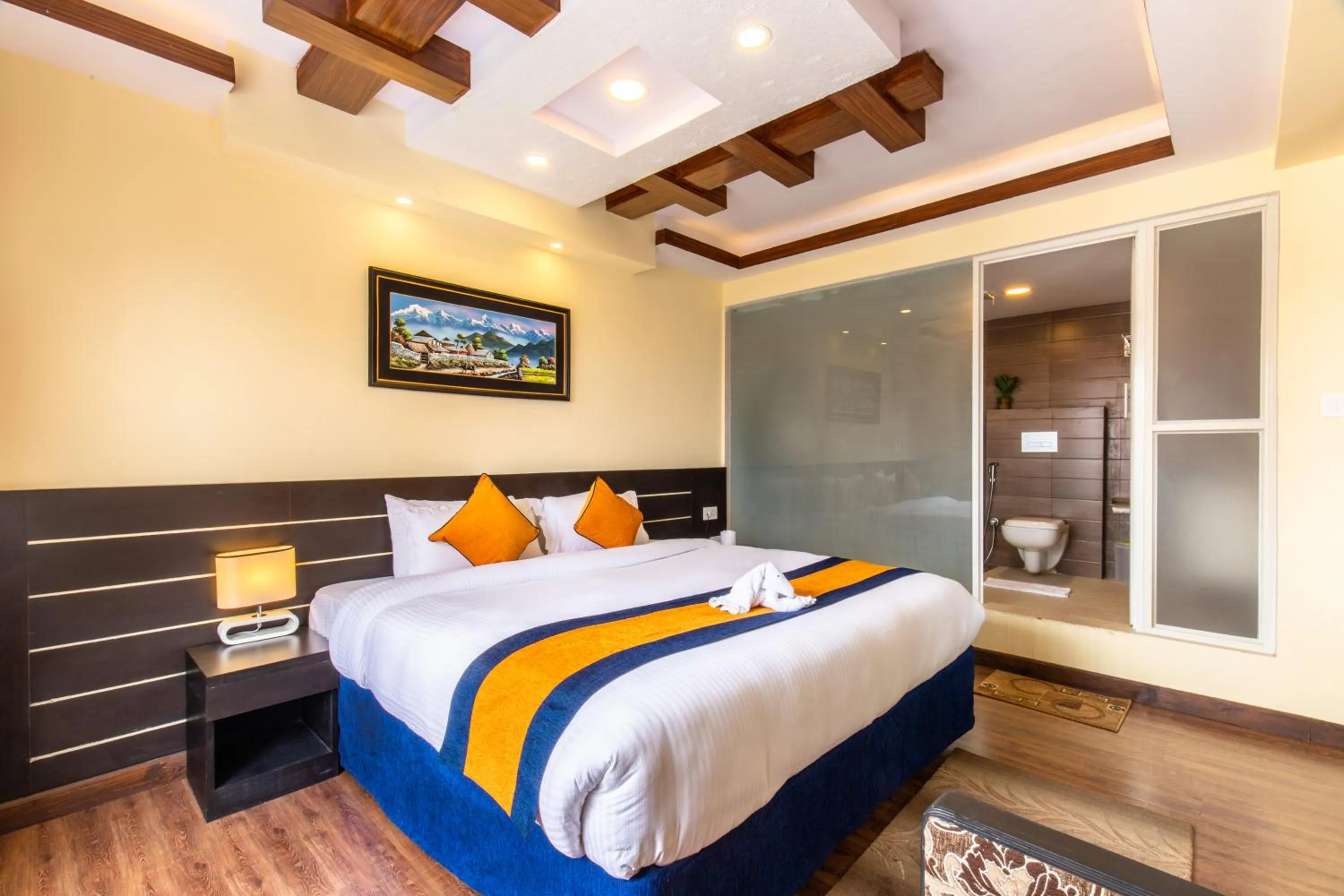 Bed in Devo Boutique Hotel