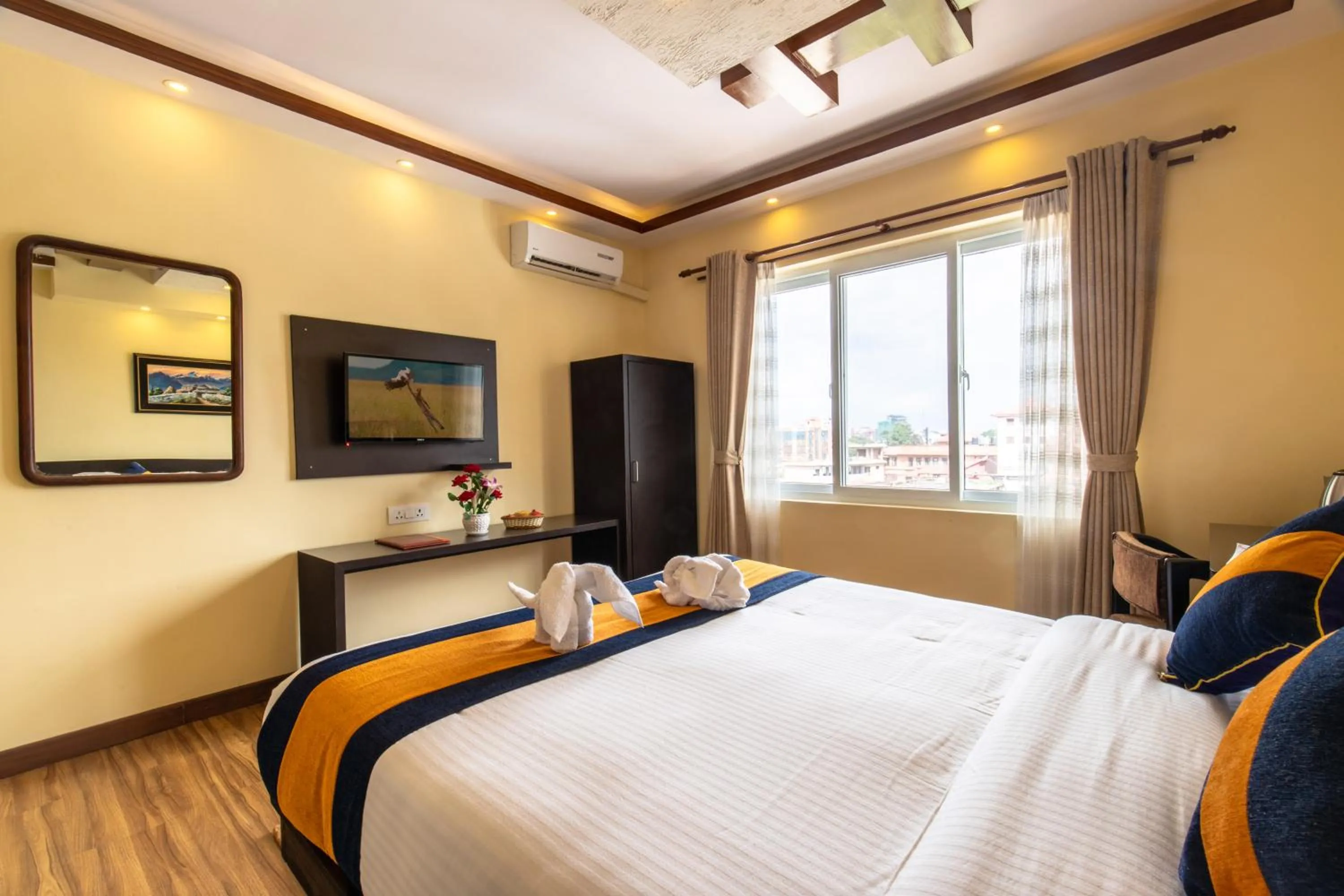 Bed in Devo Boutique Hotel