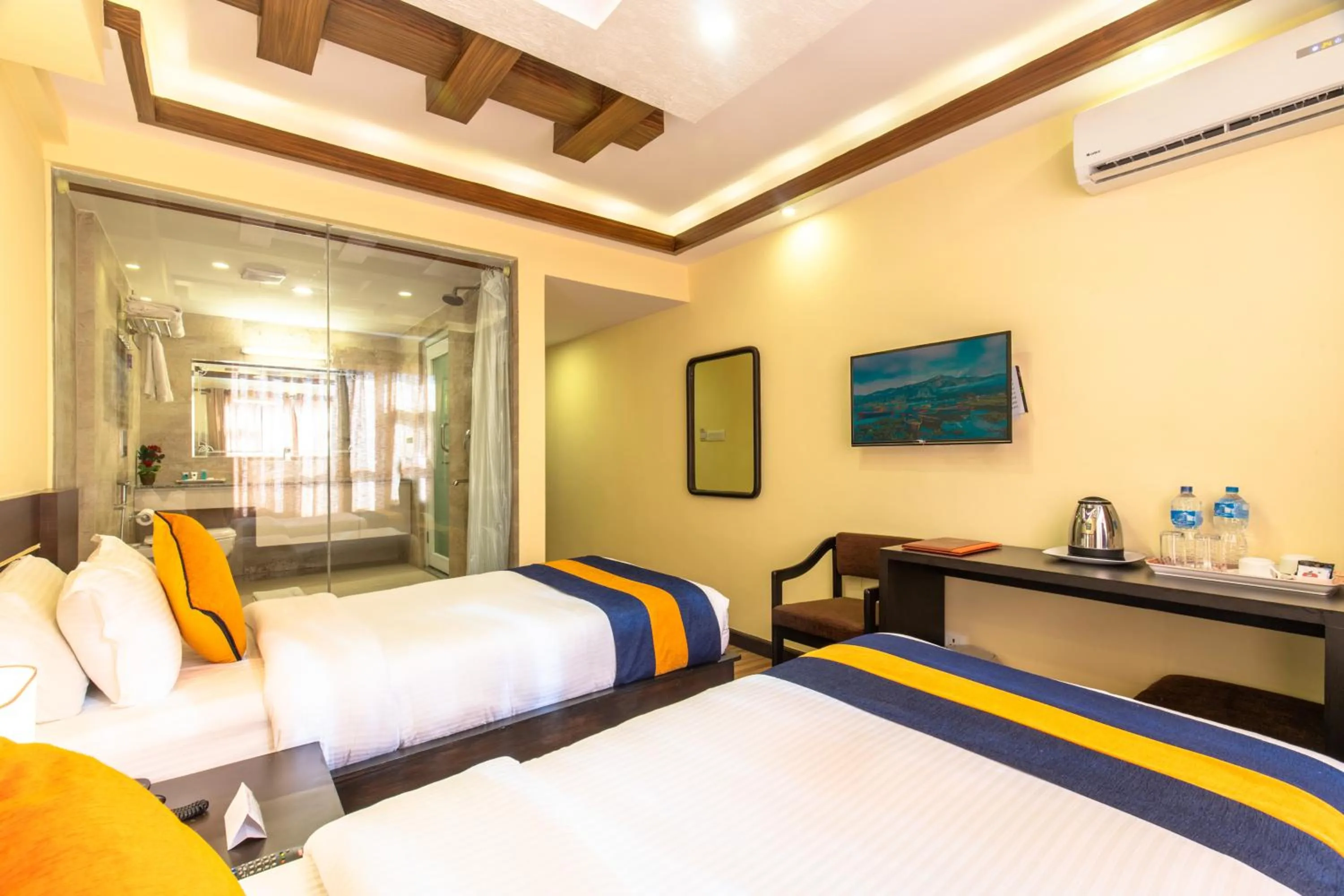 Bed in Devo Boutique Hotel