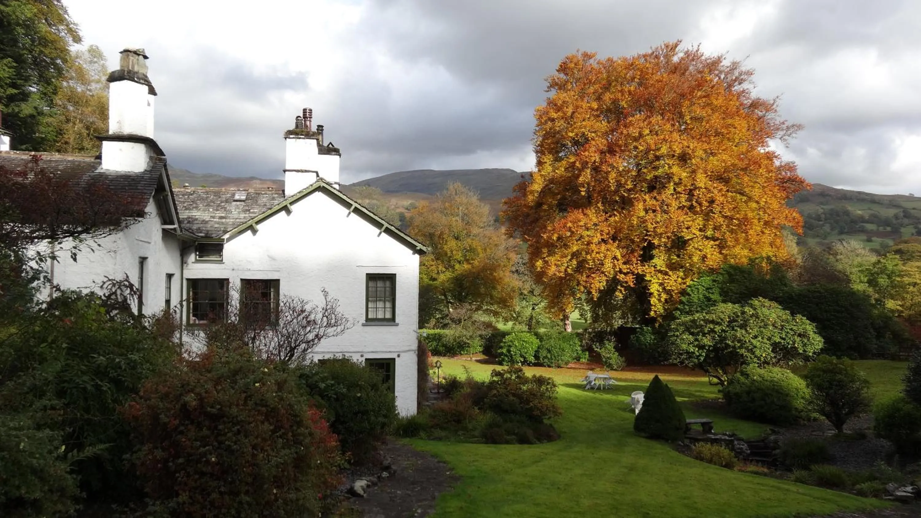 Garden in Foxghyll Country House