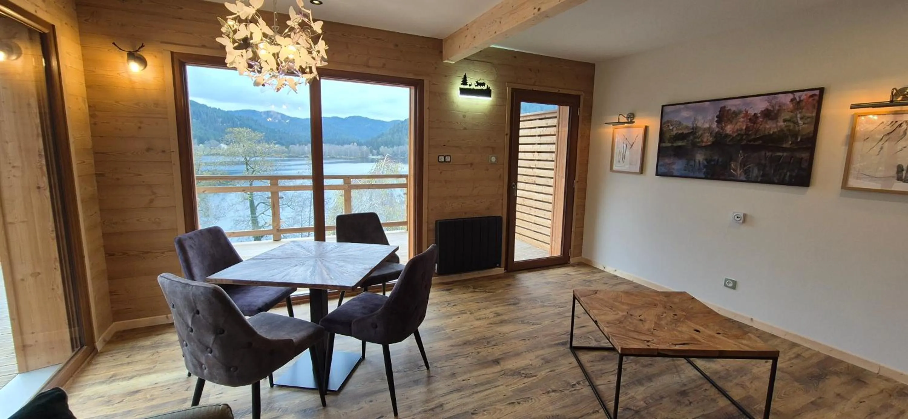 Living room in L'Or du Lac