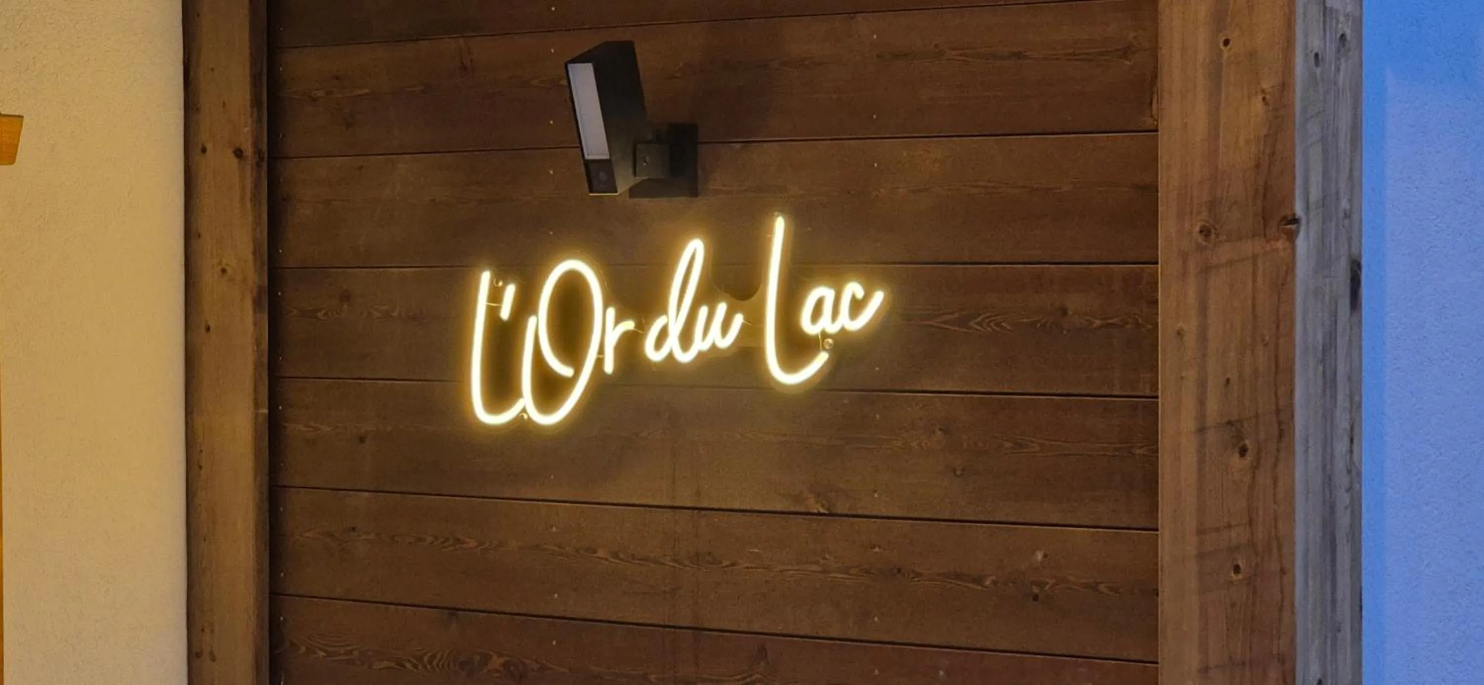 Lobby or reception in L'Or du Lac