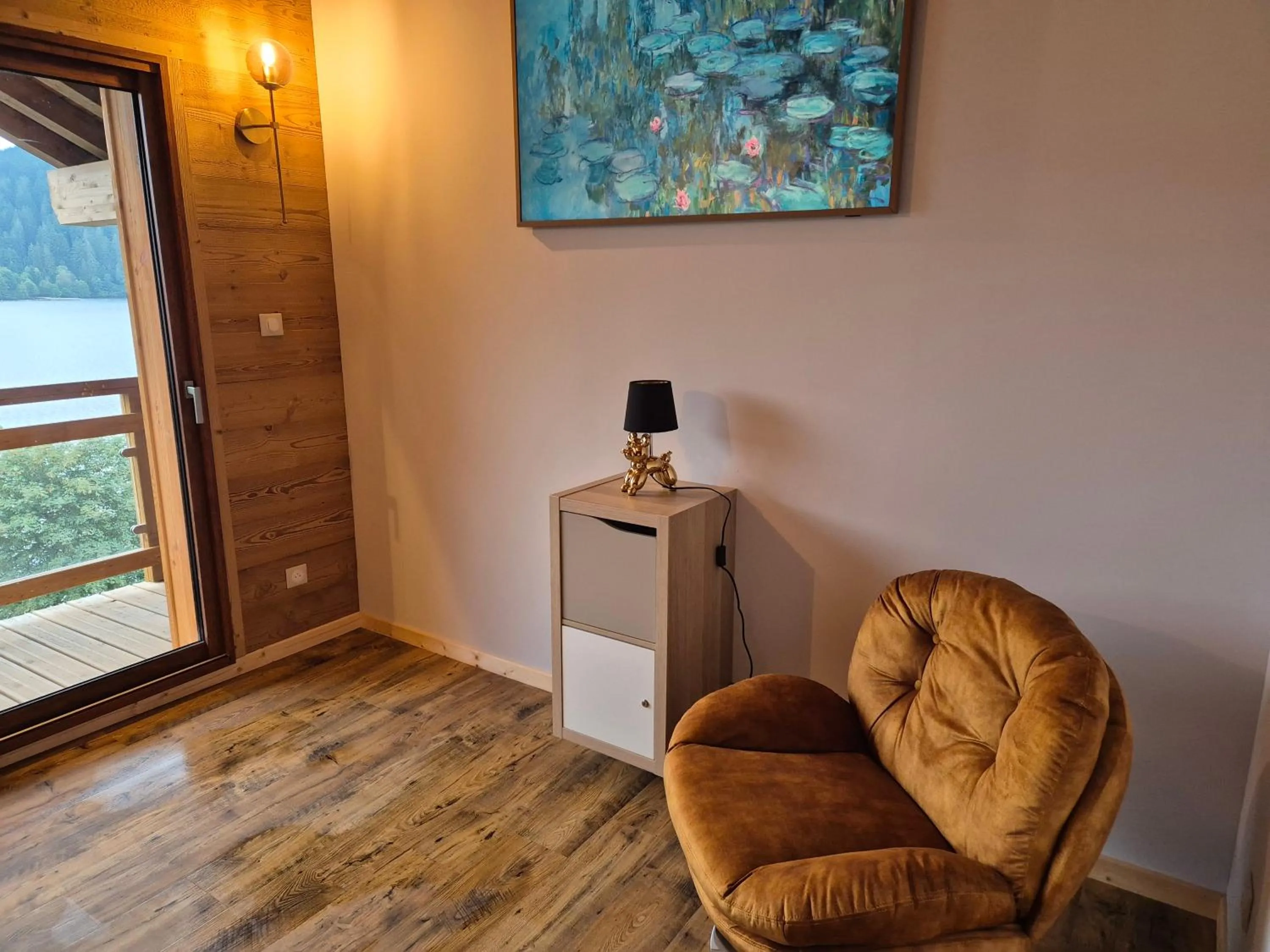 Living room in L'Or du Lac