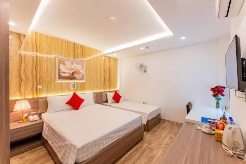 Bed in Moon Hotel 26 Do Quang