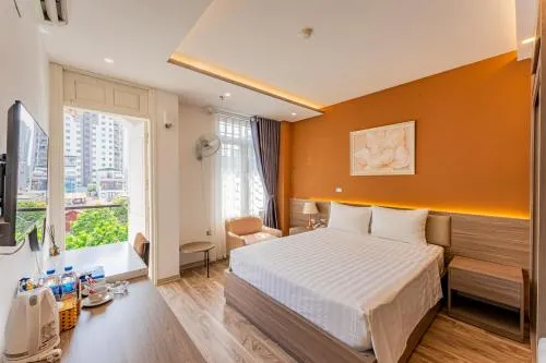 Bed in Moon Hotel 26 Do Quang