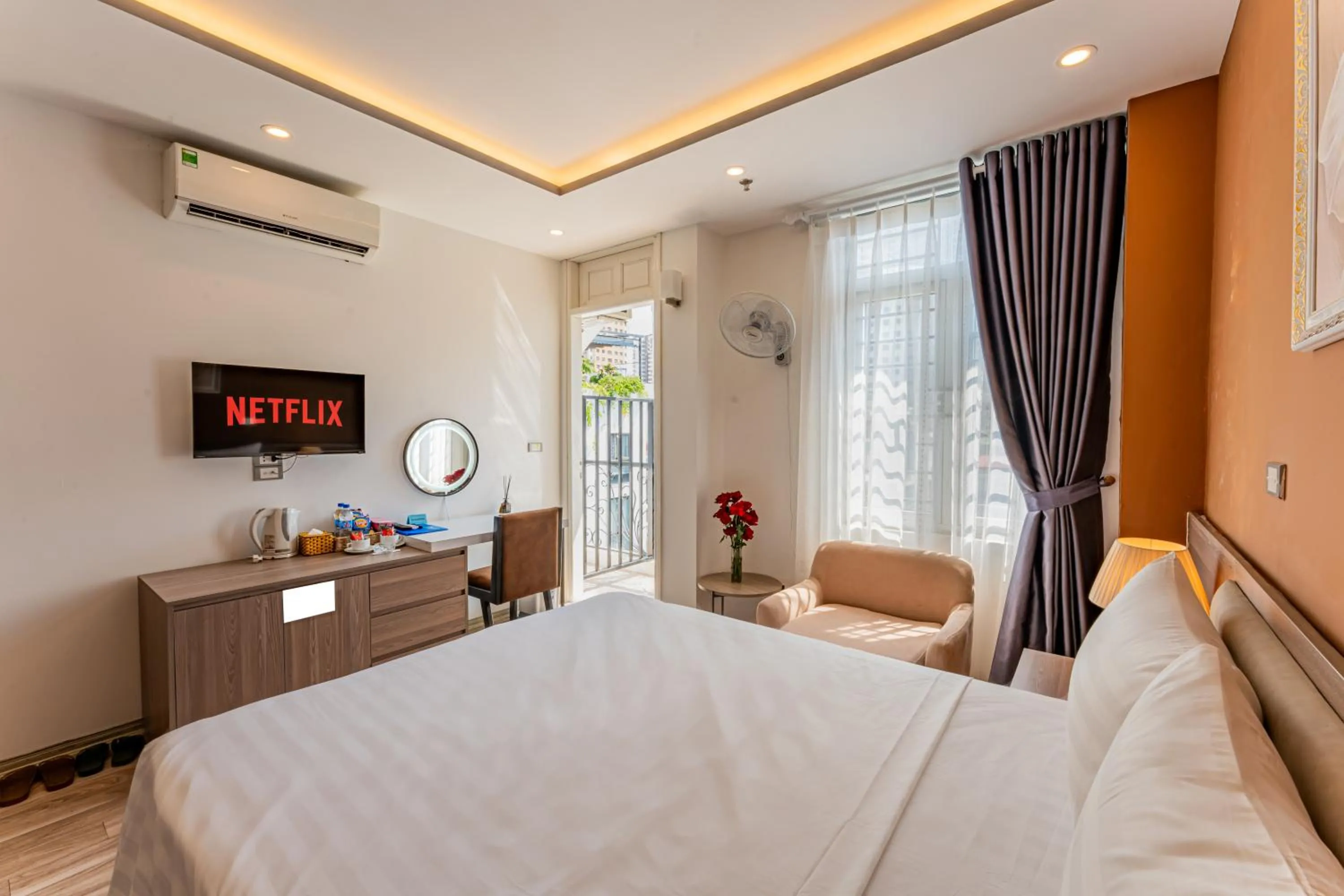 Bed in Moon Hotel 26 Do Quang