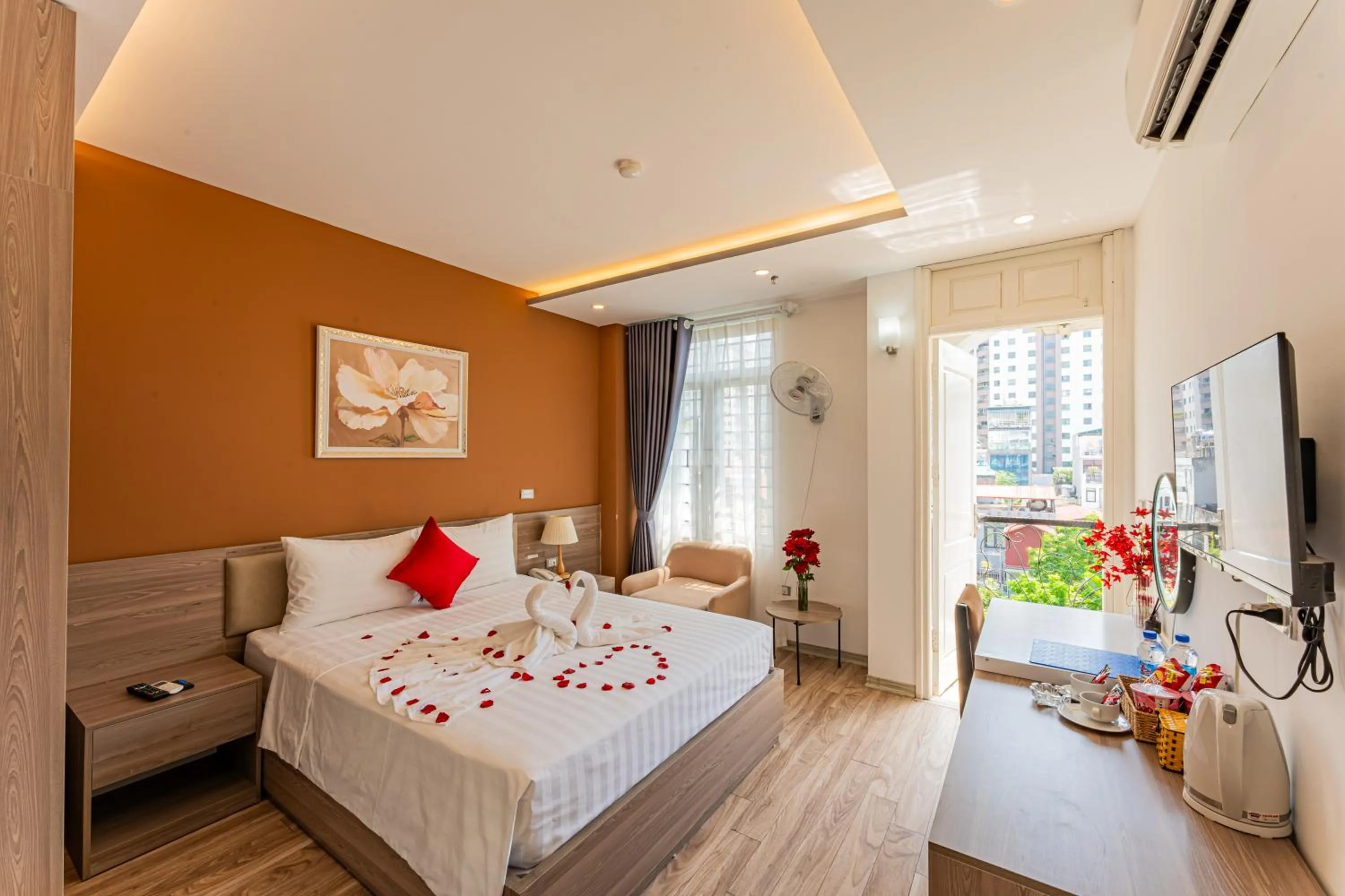 Bed in Moon Hotel 26 Do Quang