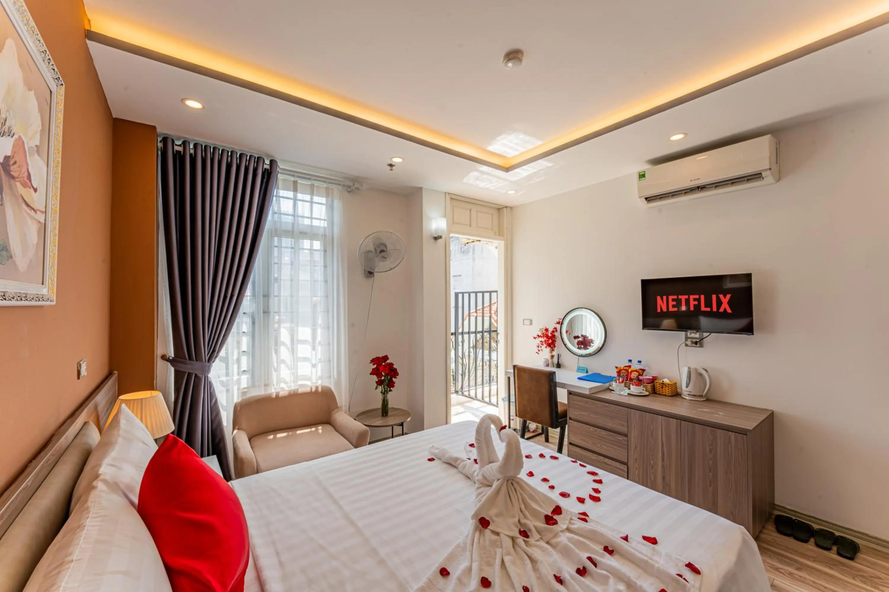 Bed in Moon Hotel 26 Do Quang