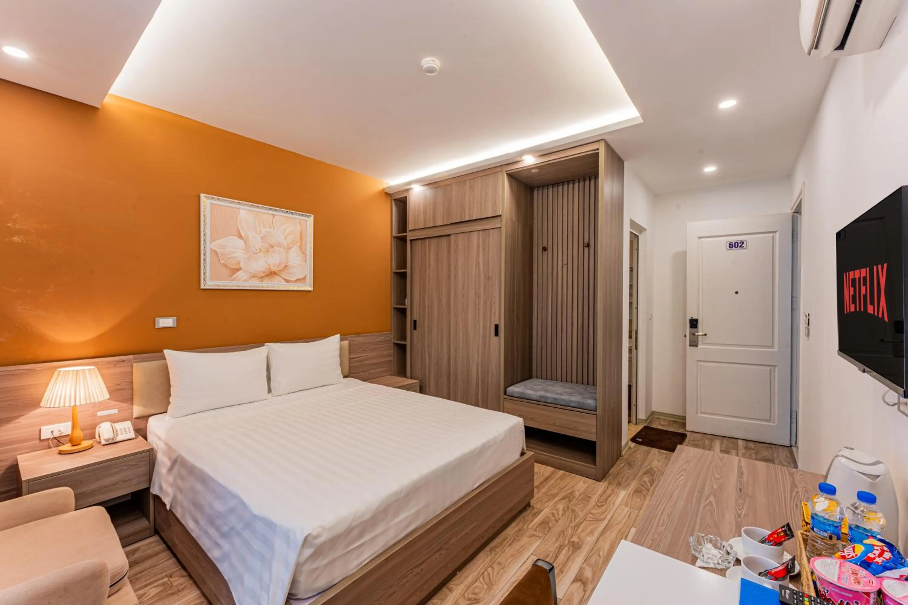 Bed in Moon Hotel 26 Do Quang