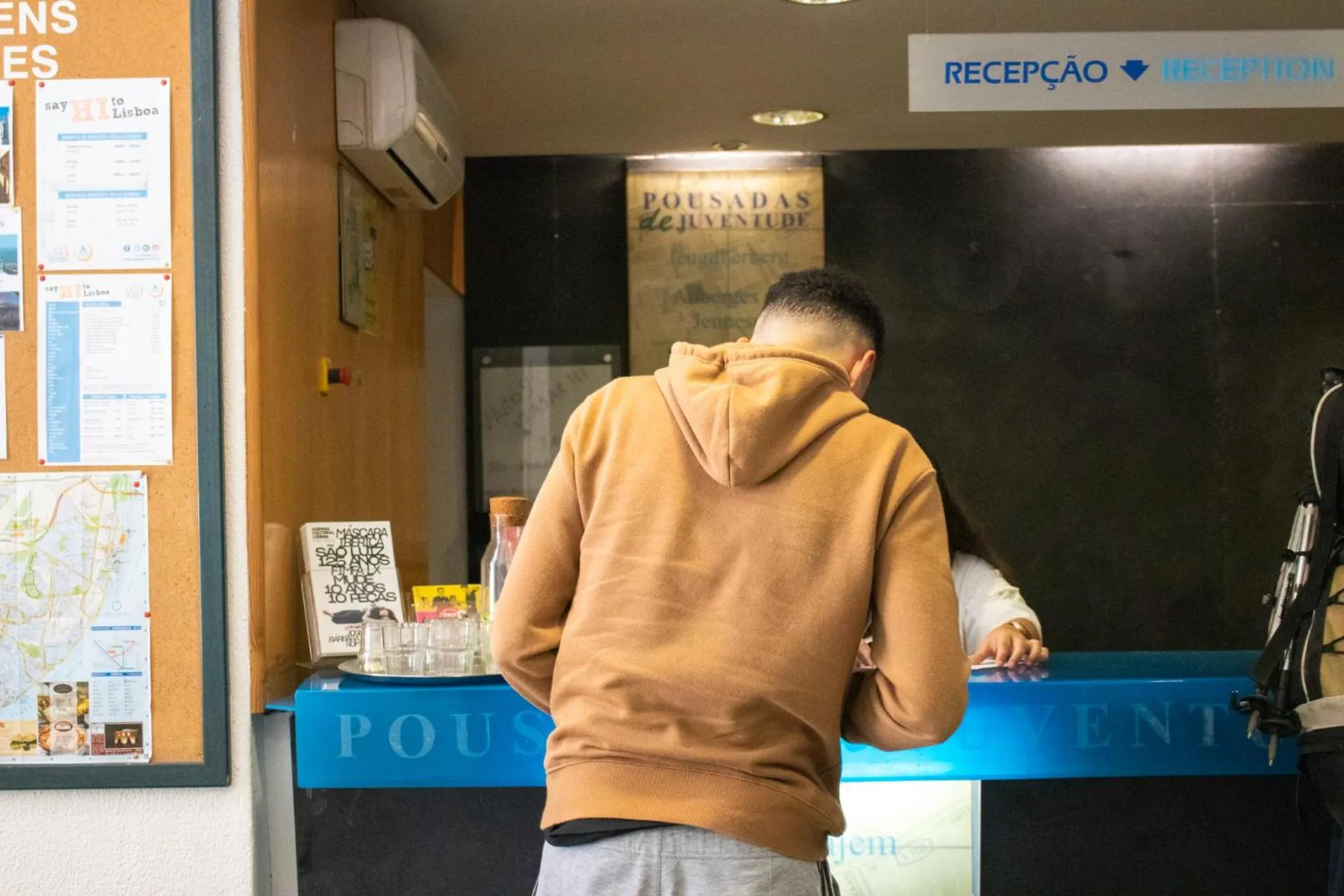 Lobby or reception in HI Lisboa - Pousada de Juventude