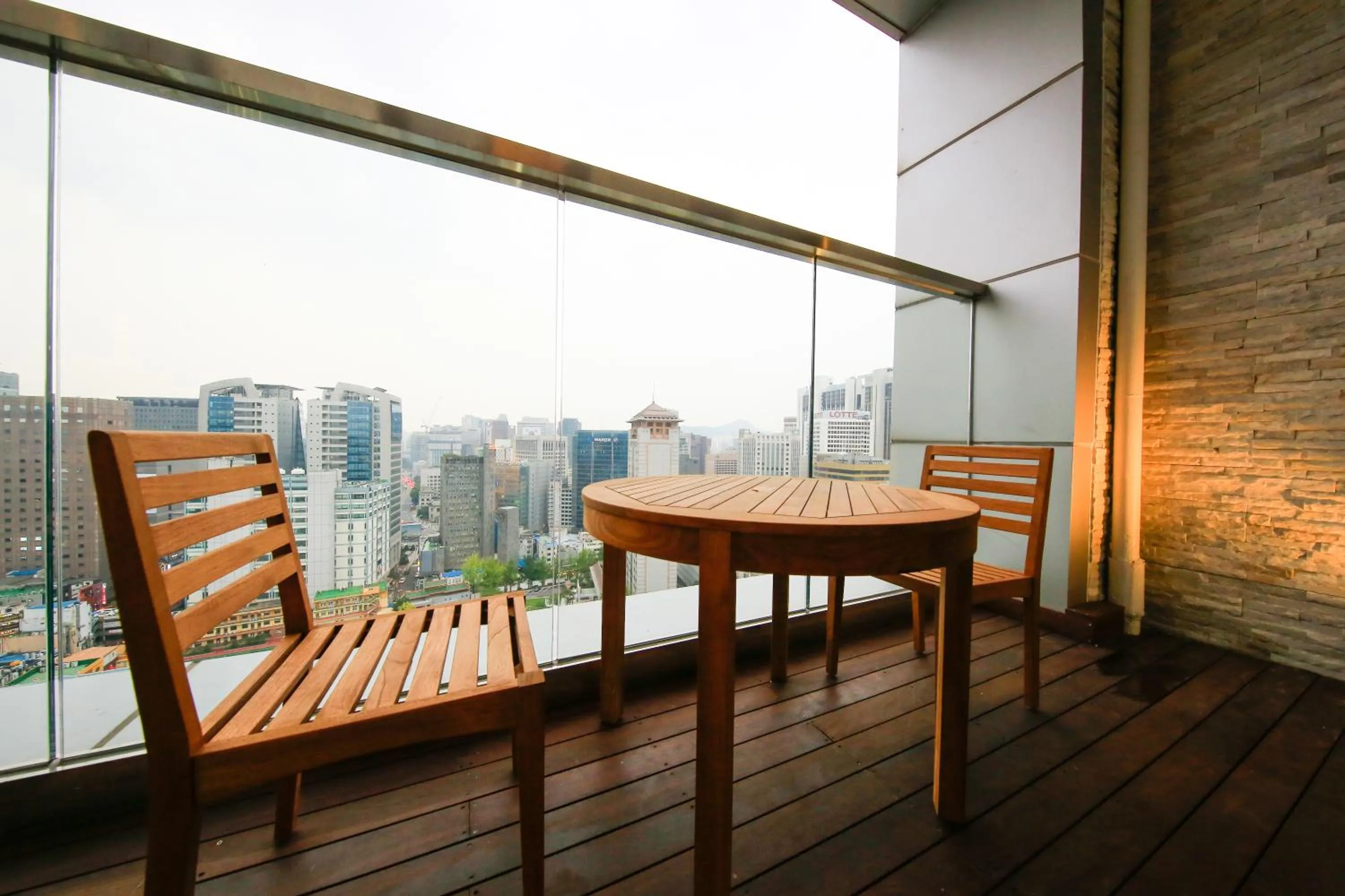 Balcony/Terrace in Solaria Nishitetsu Hotel Seoul Myeongdong - Renovated in 2025