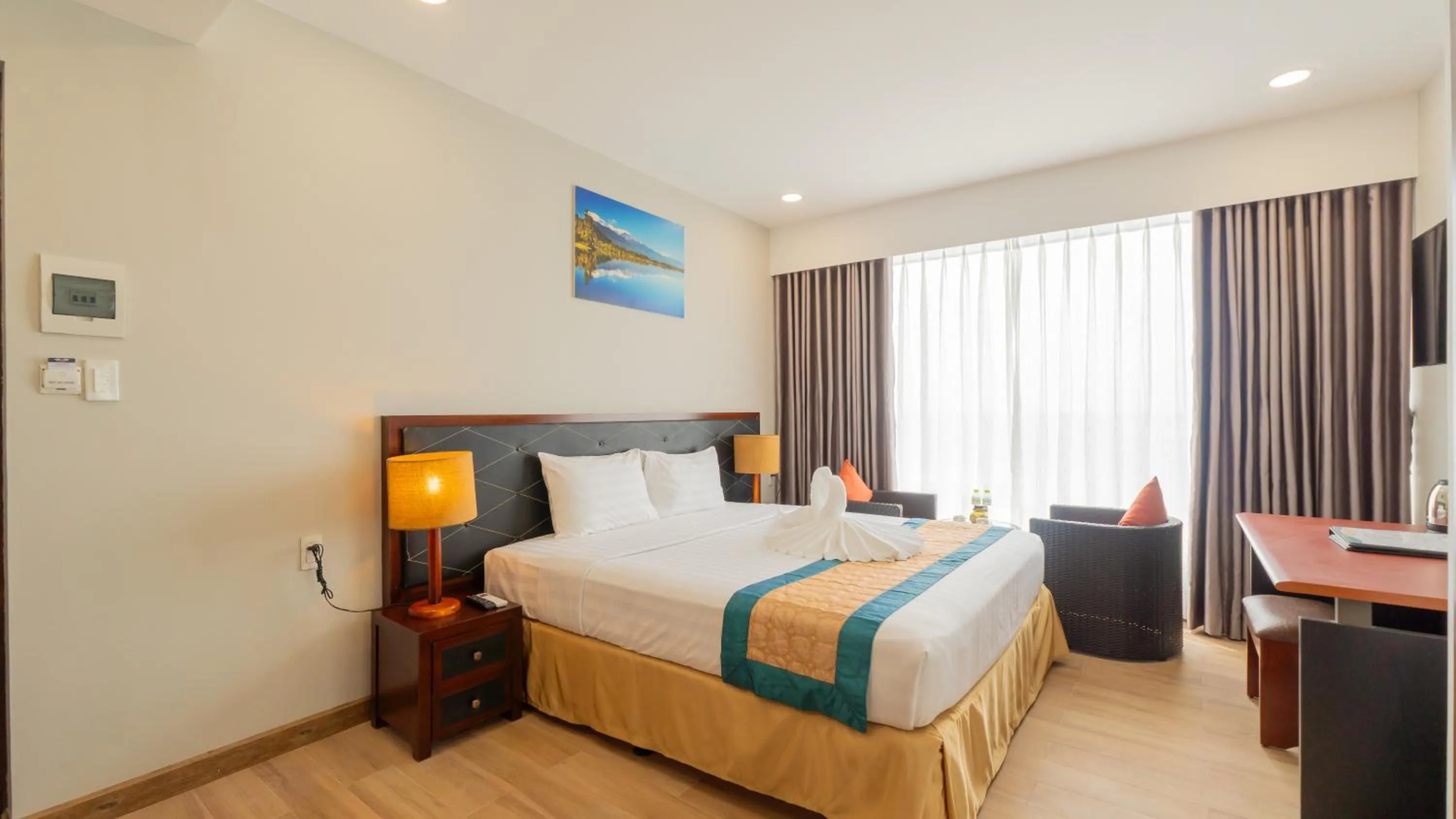 Bedroom, Bed in Sandunes Beach Resort & Spa