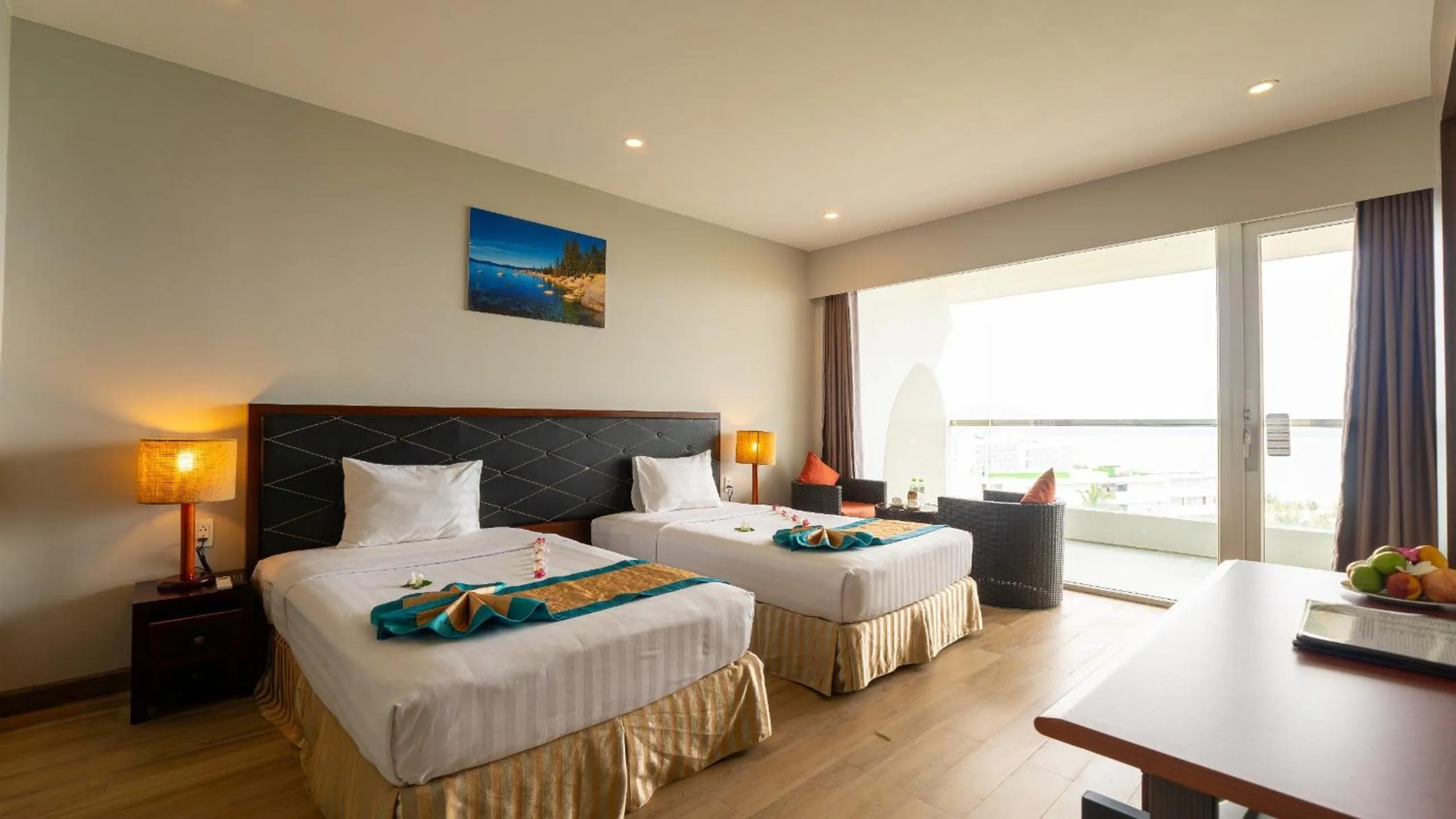 Bedroom, Bed in Sandunes Beach Resort & Spa