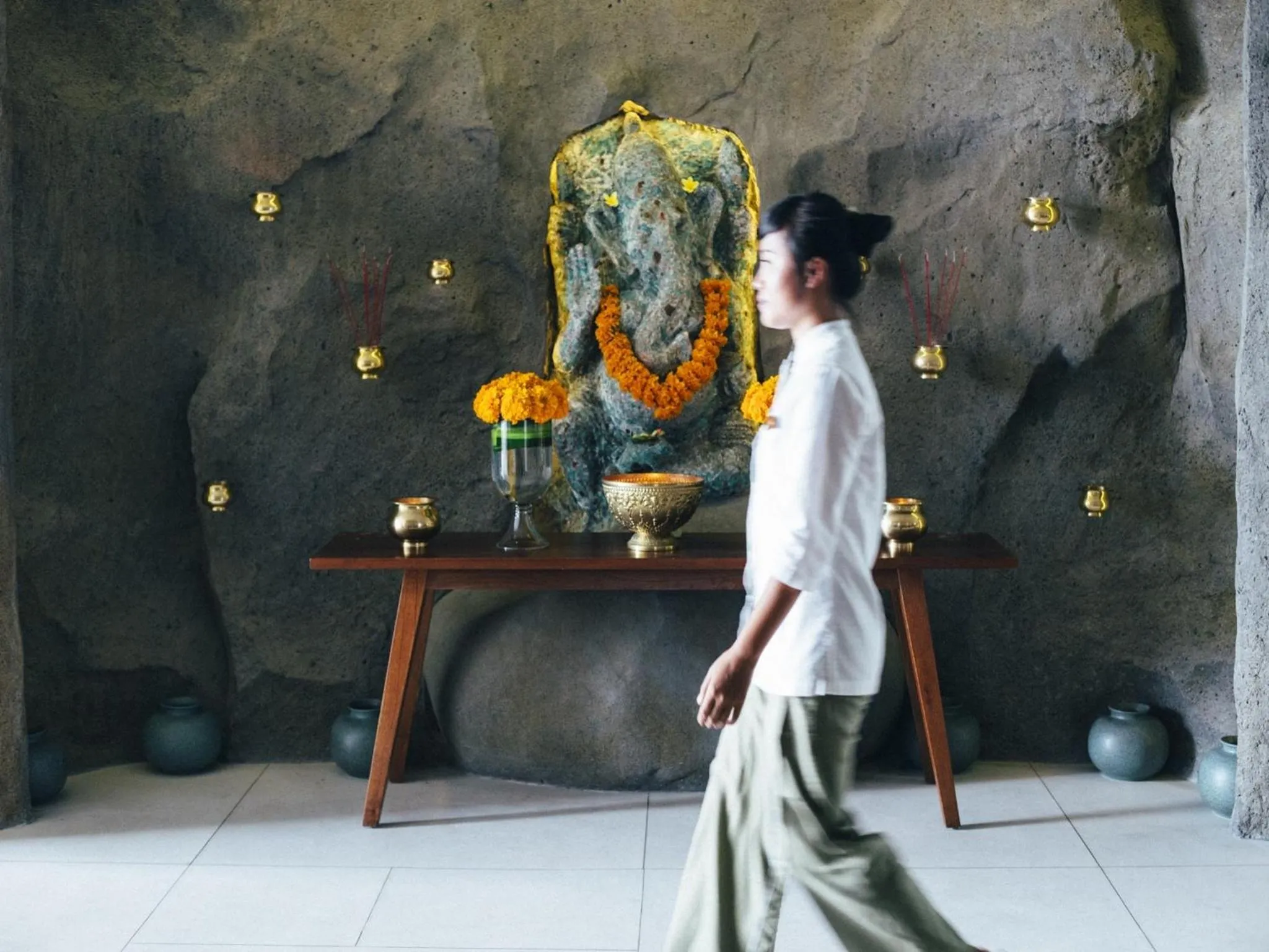 Decorative detail in Bisma Eight Ubud