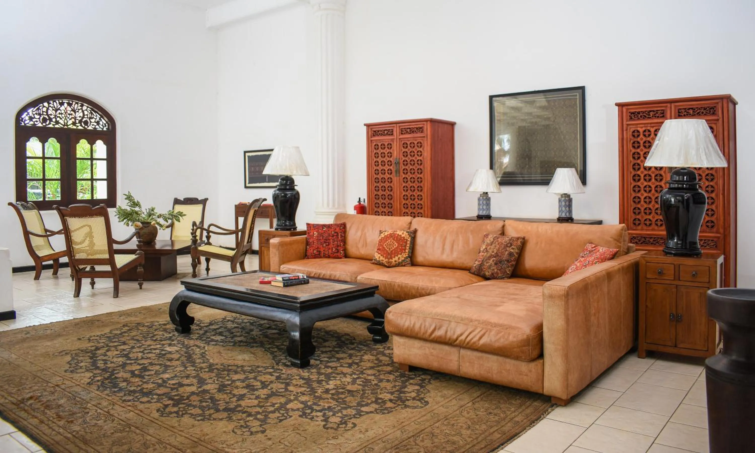 Seating area in Joe's Resort Bentota