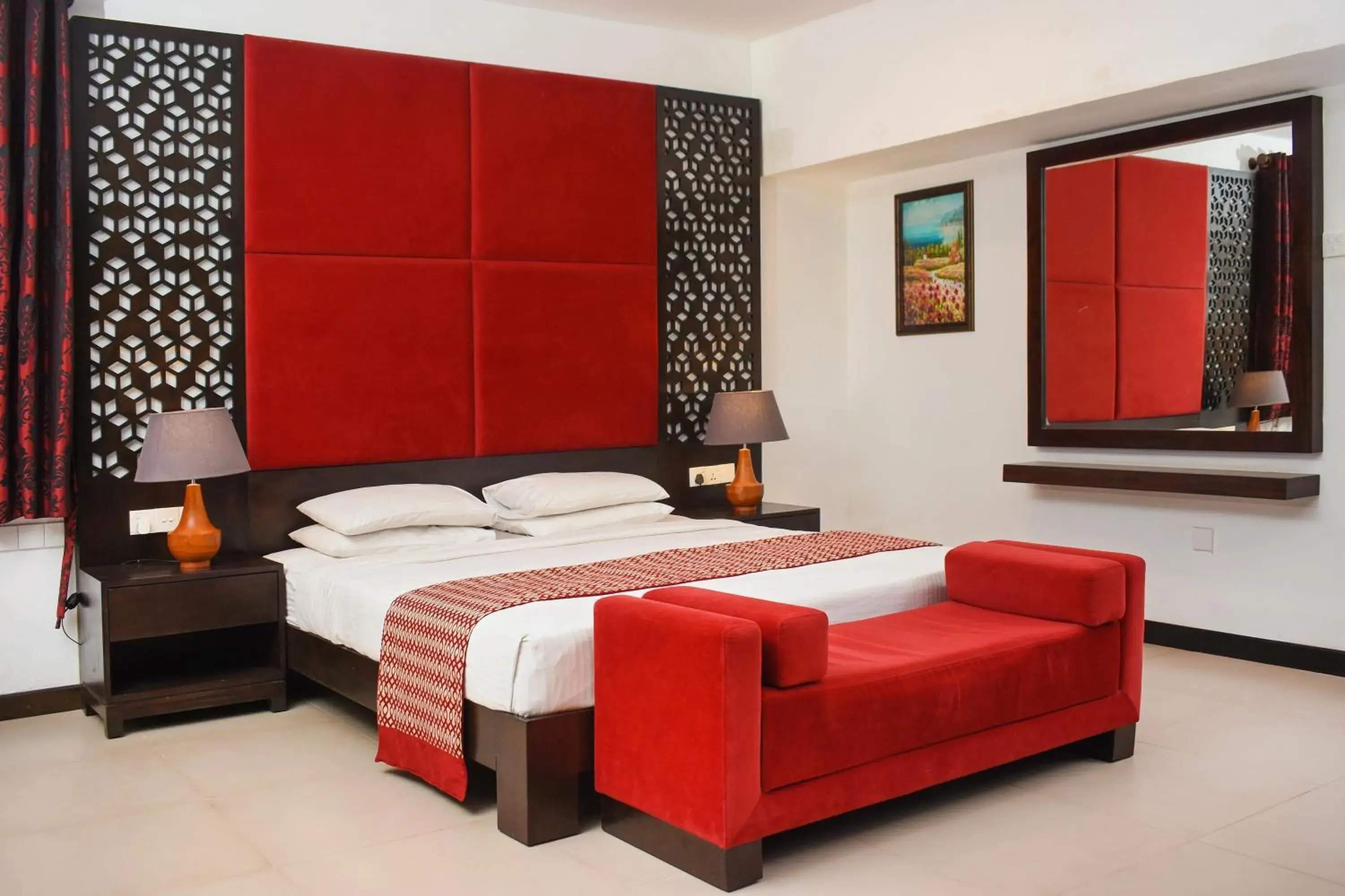 Bed in Joe's Resort Bentota Bed in Joe's Resort Bentota