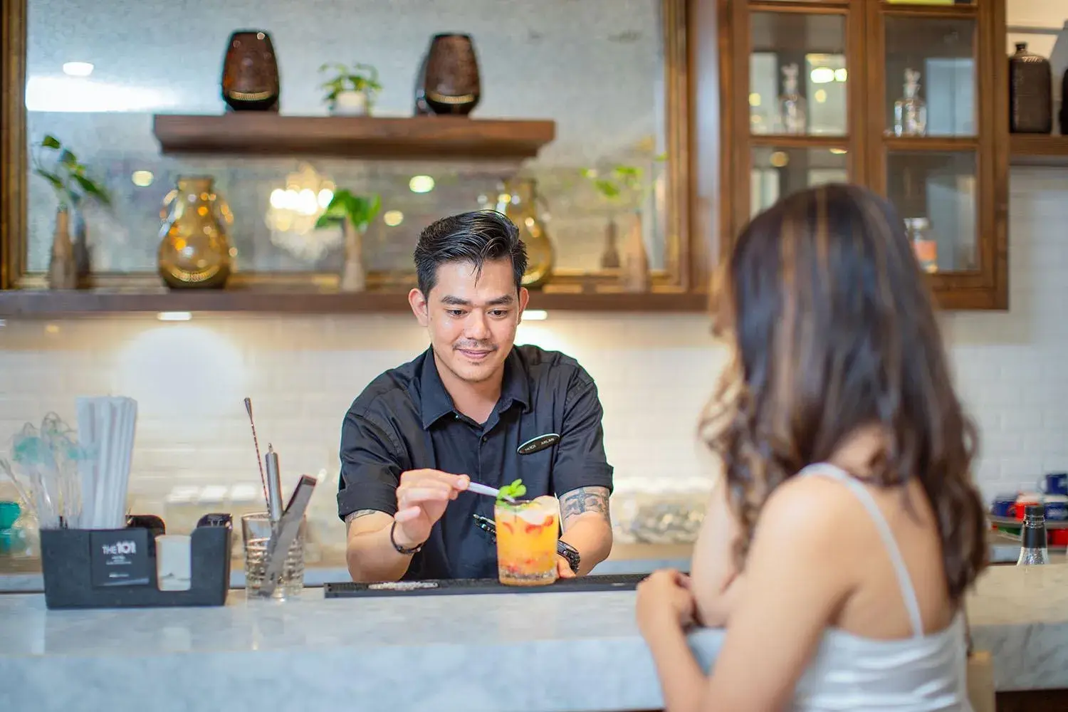 Lounge or bar in THE 1O1 Bogor Suryakancana Lounge or bar in THE 1O1 Bogor Suryakancana