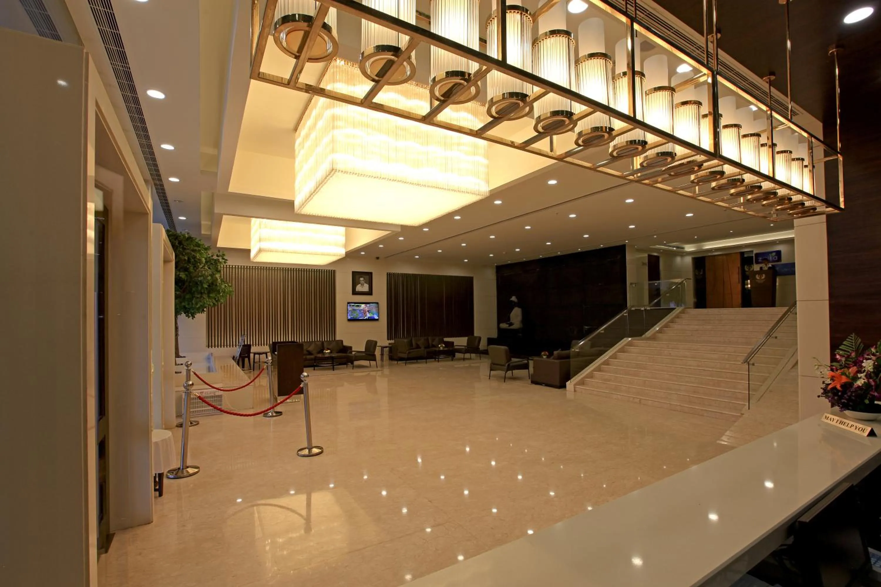 Lobby or reception in Goutham Grand Hotel