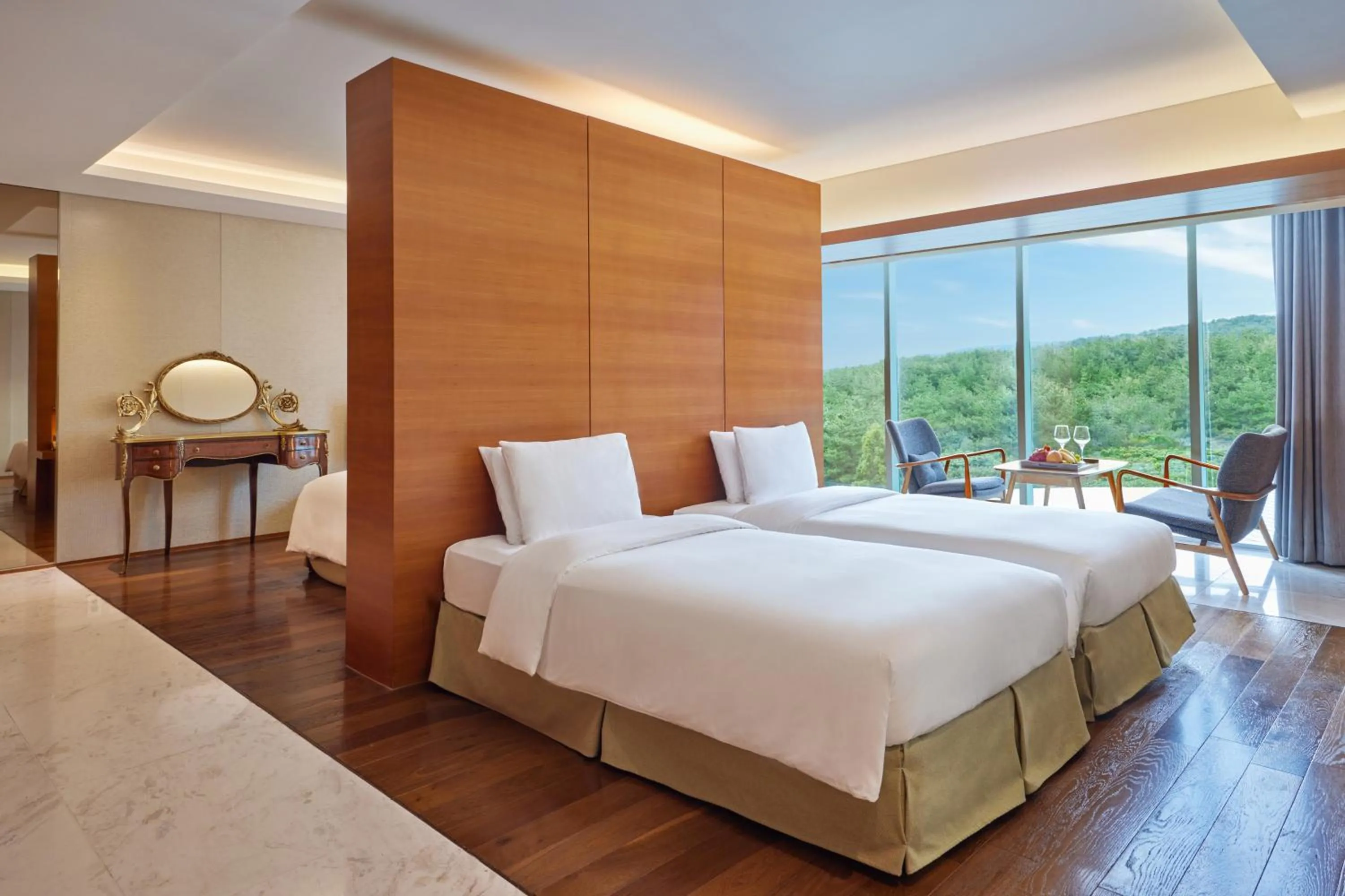 Bed in WE Hotel Jeju