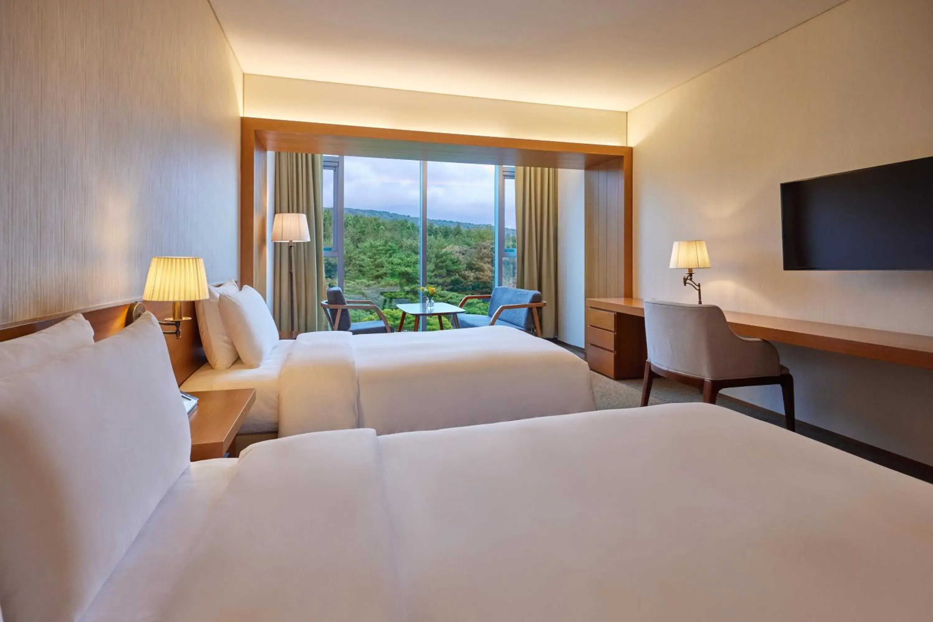 Superior Twin Room with Forest View + Wellness program for 3 (per night) in WE Hotel Jeju Superior Twin Room with Forest View + Wellness program for 3 (per night) in WE Hotel Jeju