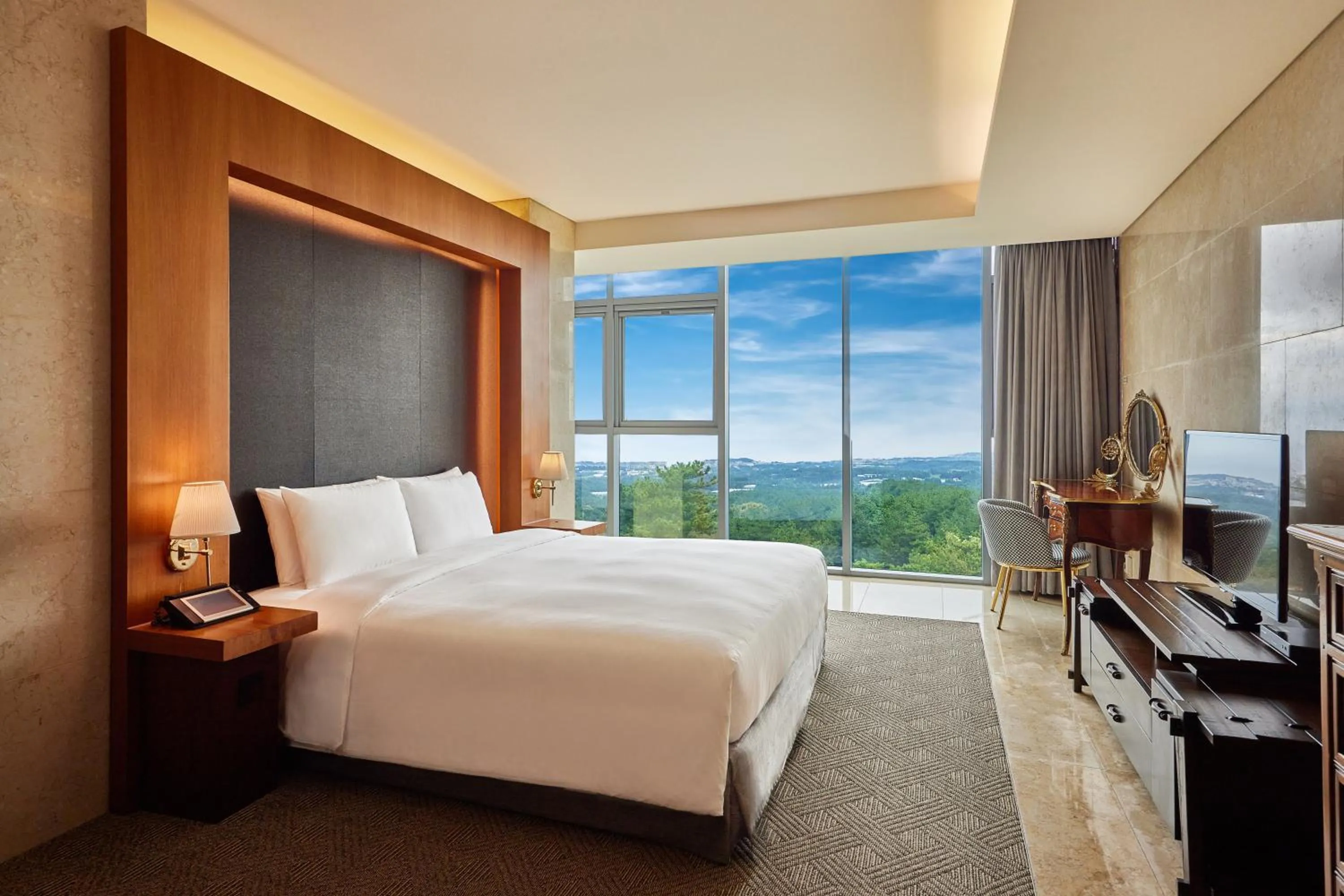 Bed in WE Hotel Jeju