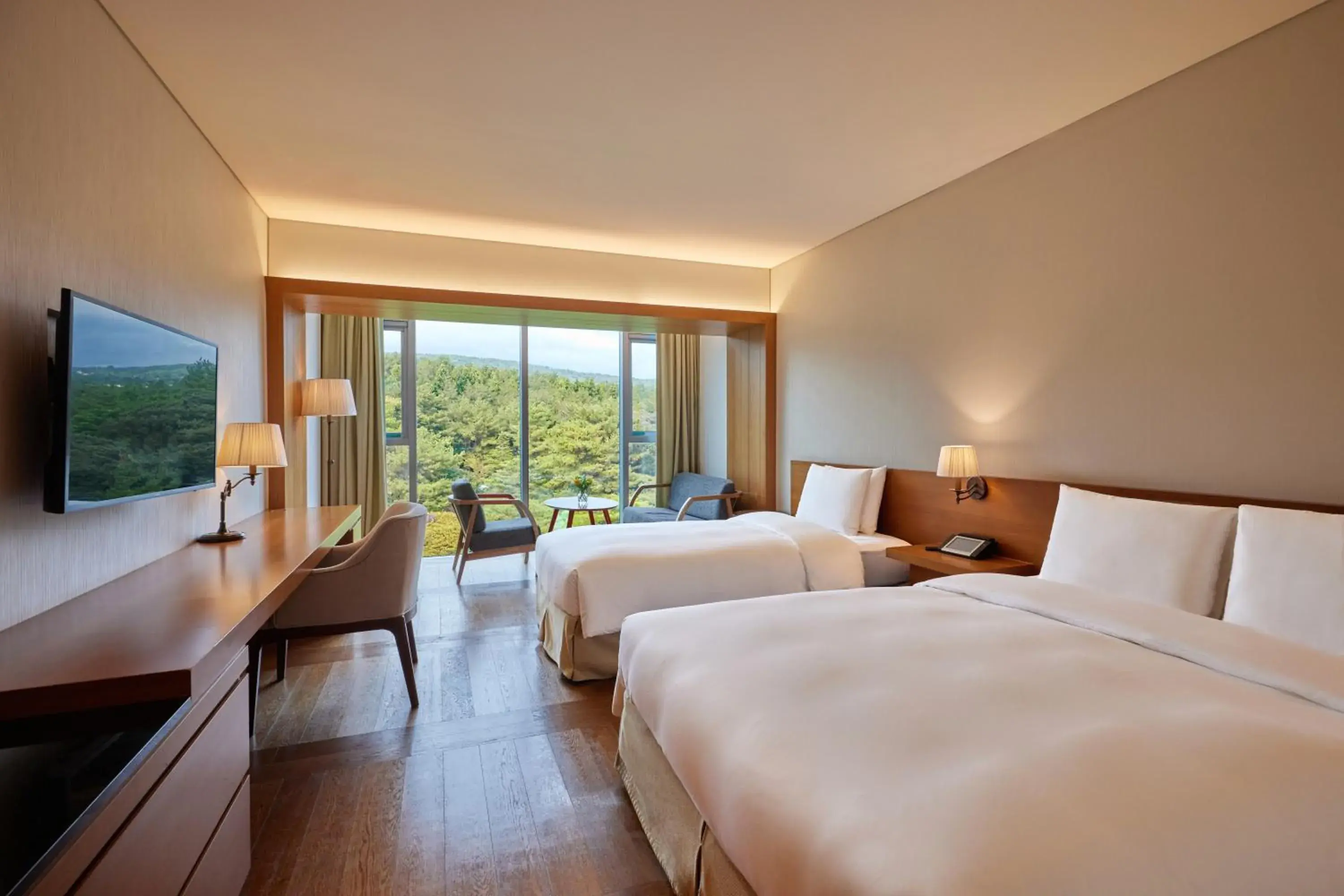 Superior Twin Room with Sea View + Wellness program for 3 (per night) in WE Hotel Jeju Superior Twin Room with Sea View + Wellness program for 3 (per night) in WE Hotel Jeju