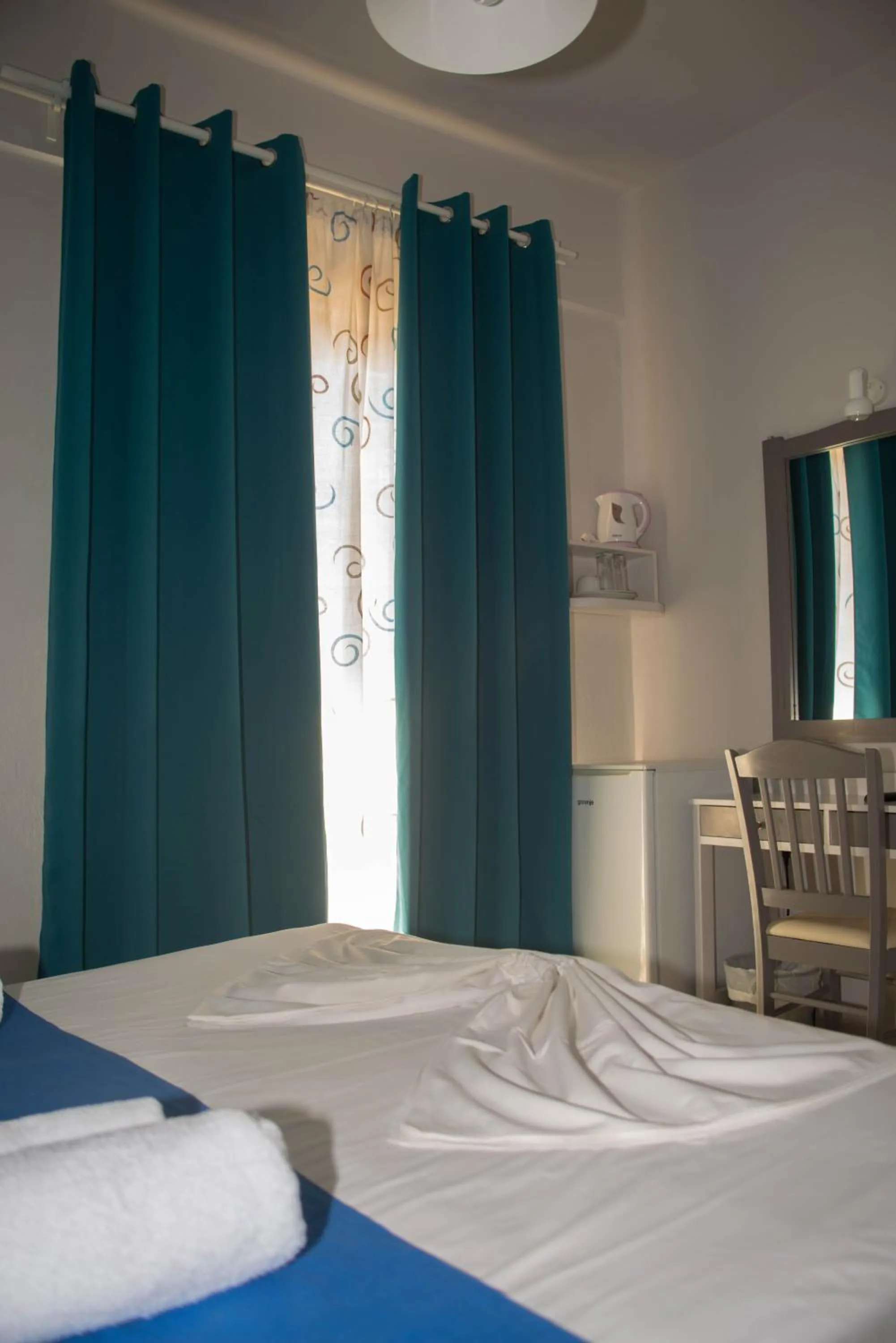 Bed in Nereides Hotel