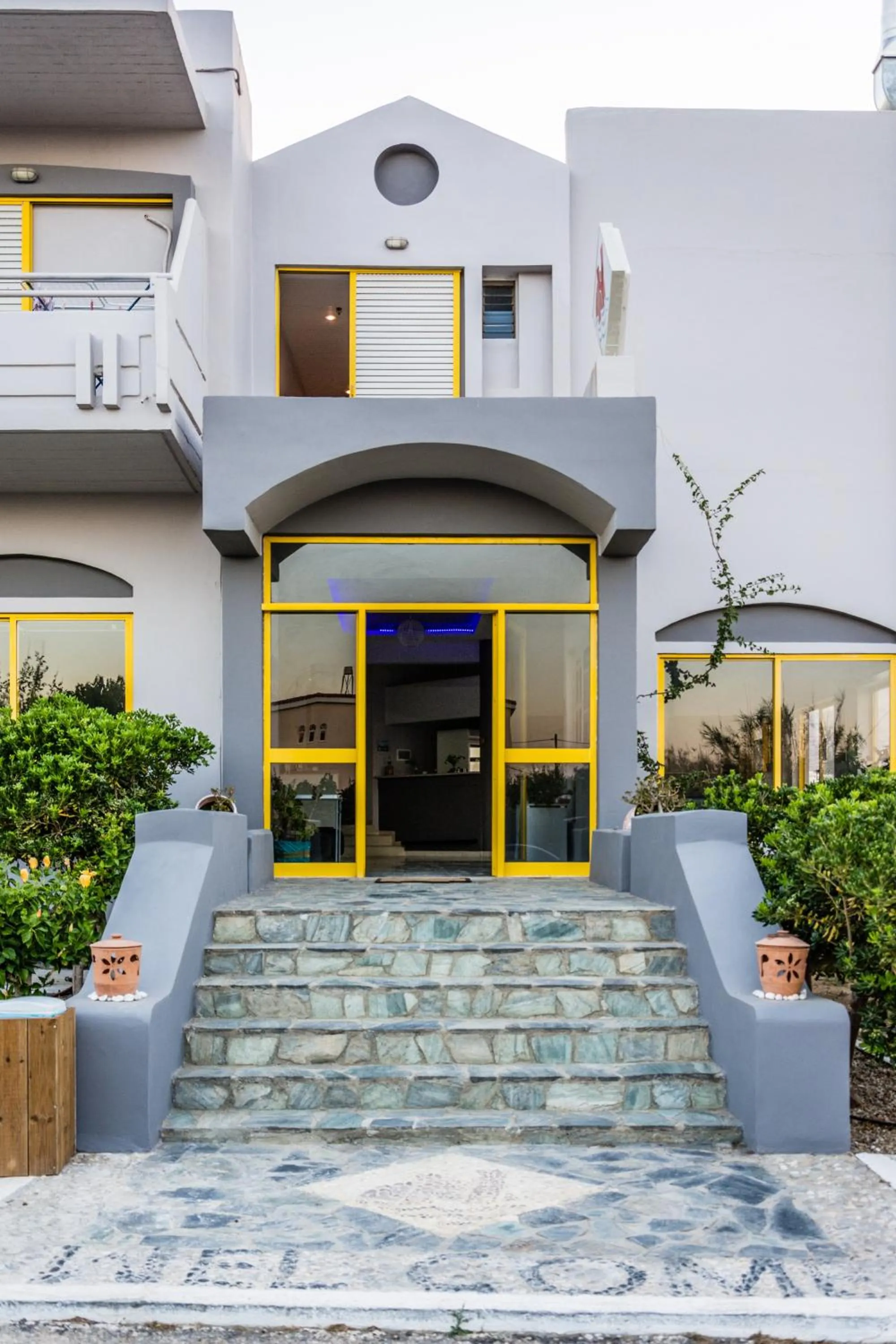 Facade/entrance in Nereides Hotel