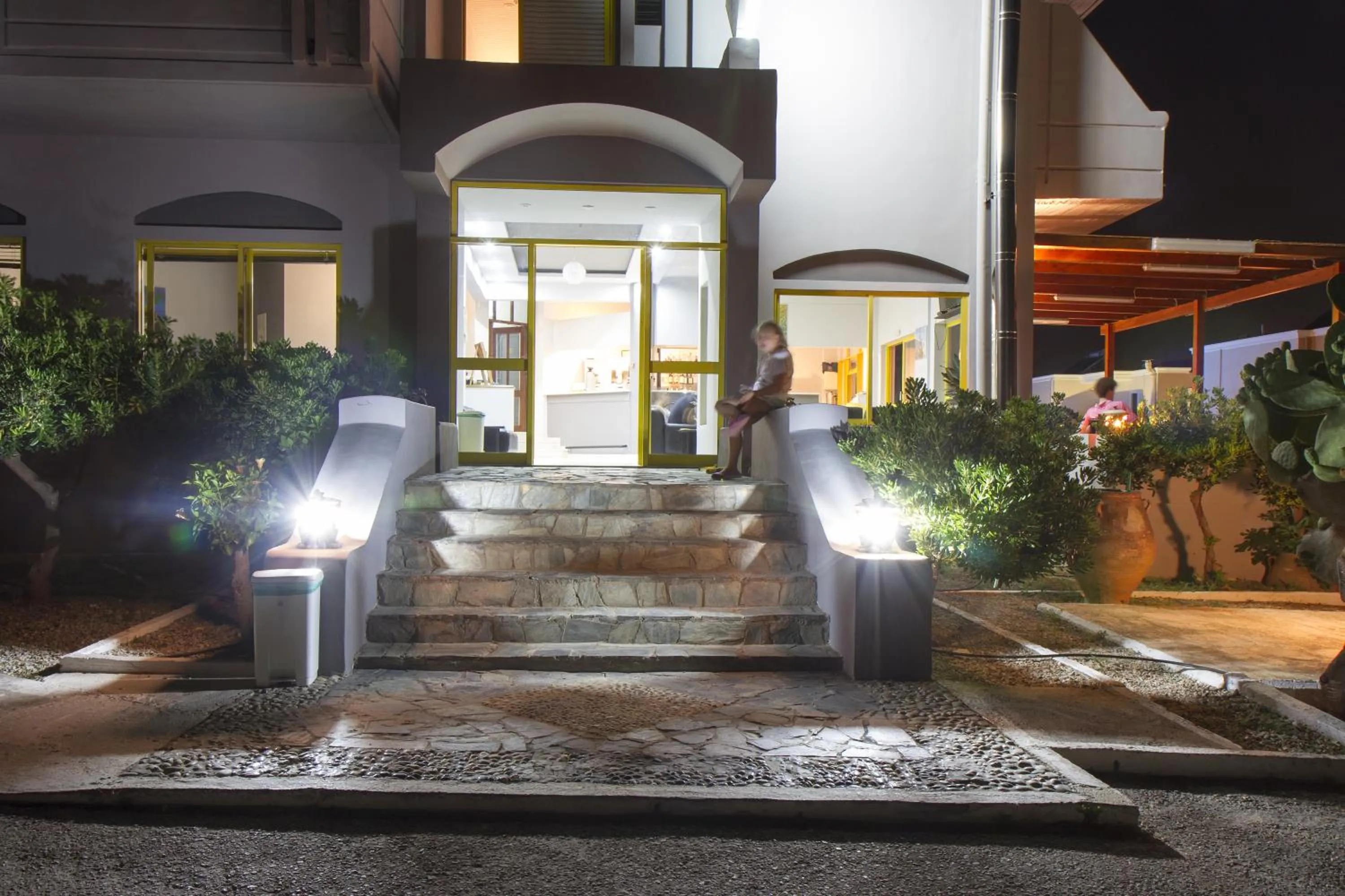 Facade/entrance in Nereides Hotel