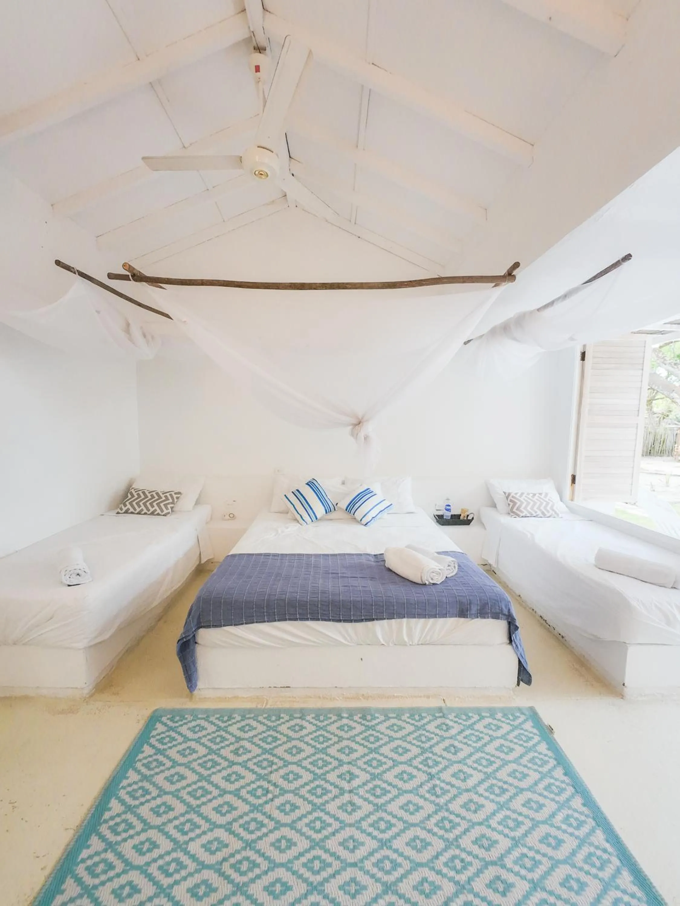 Quadruple Room with Sea View in Casa Rosario
