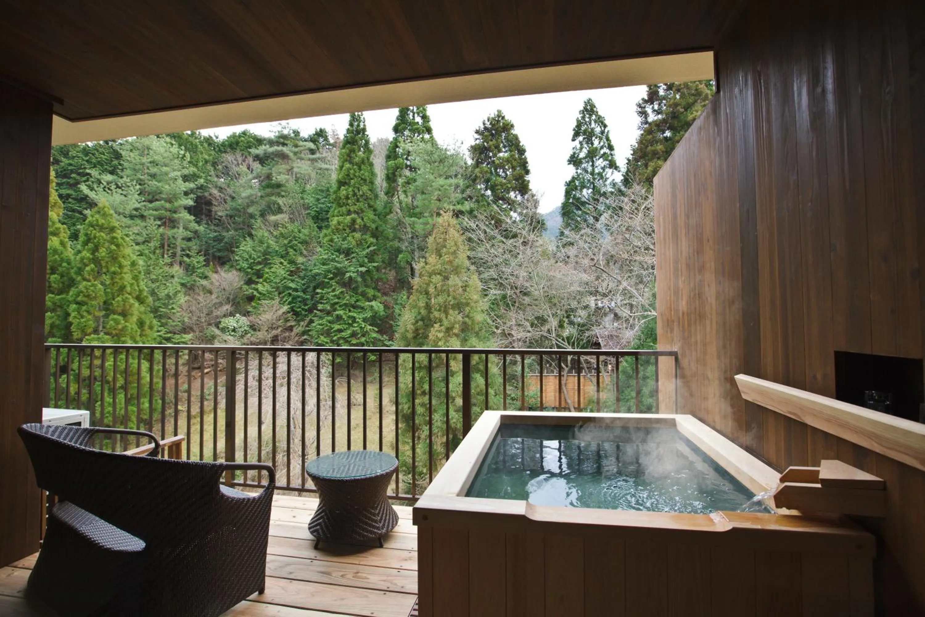 Hot Spring Bath in Kyo Yunohana Resort Suisen