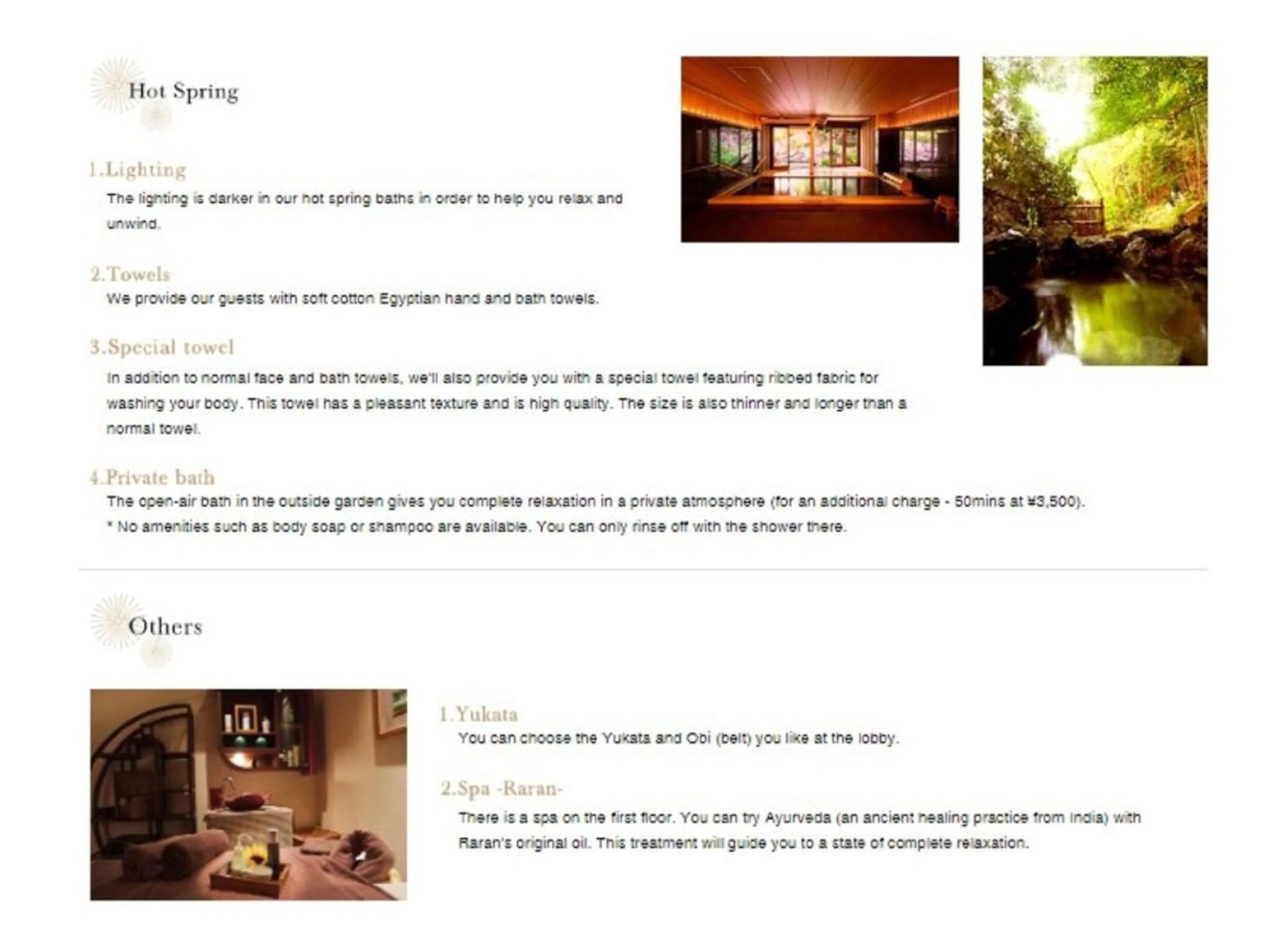 Area and facilities in Kyo Yunohana Resort Suisen