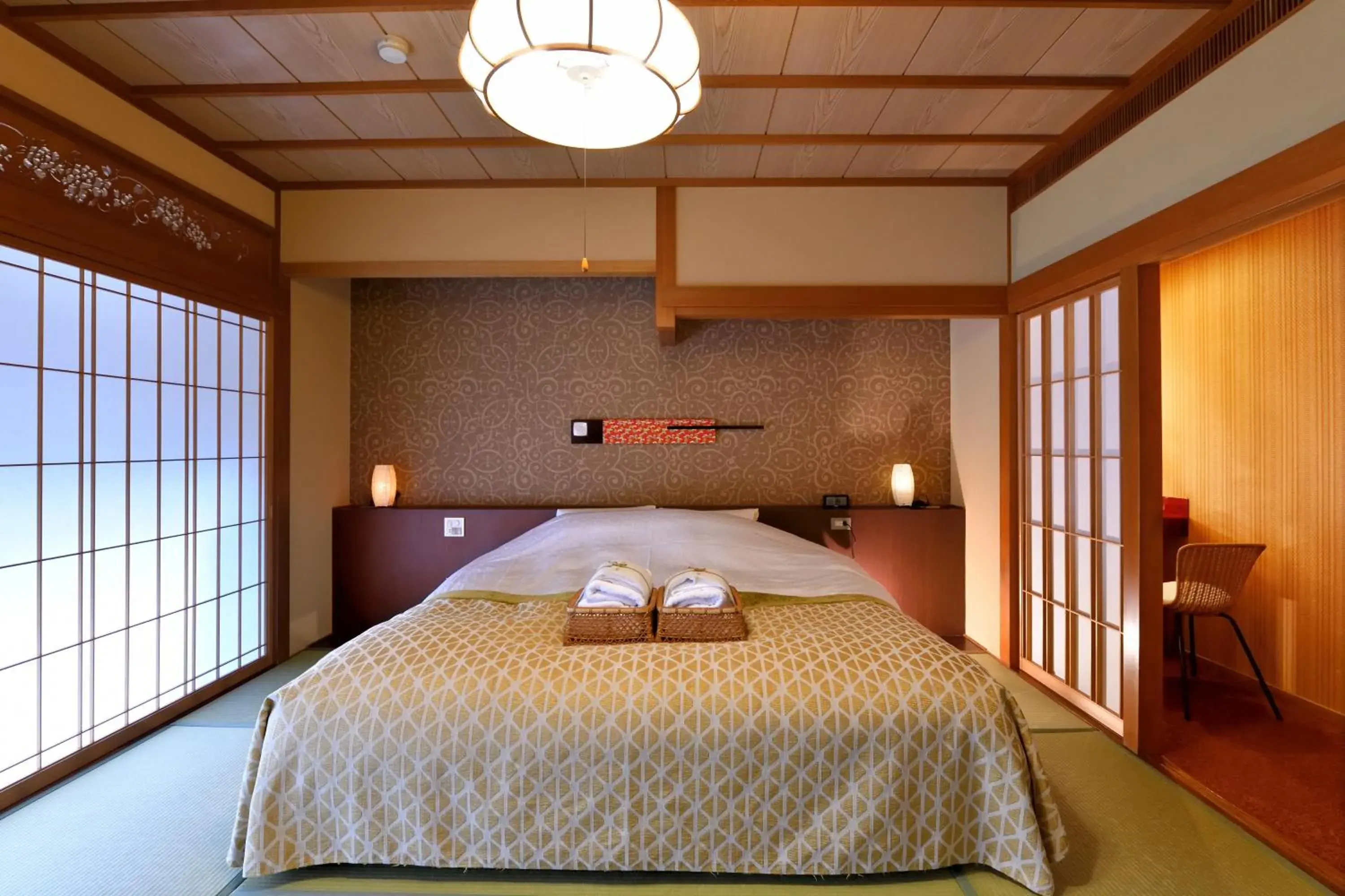 Photo of the whole room, Bed in Kyo Yunohana Resort Suisen Photo of the whole room, Bed in Kyo Yunohana Resort Suisen
