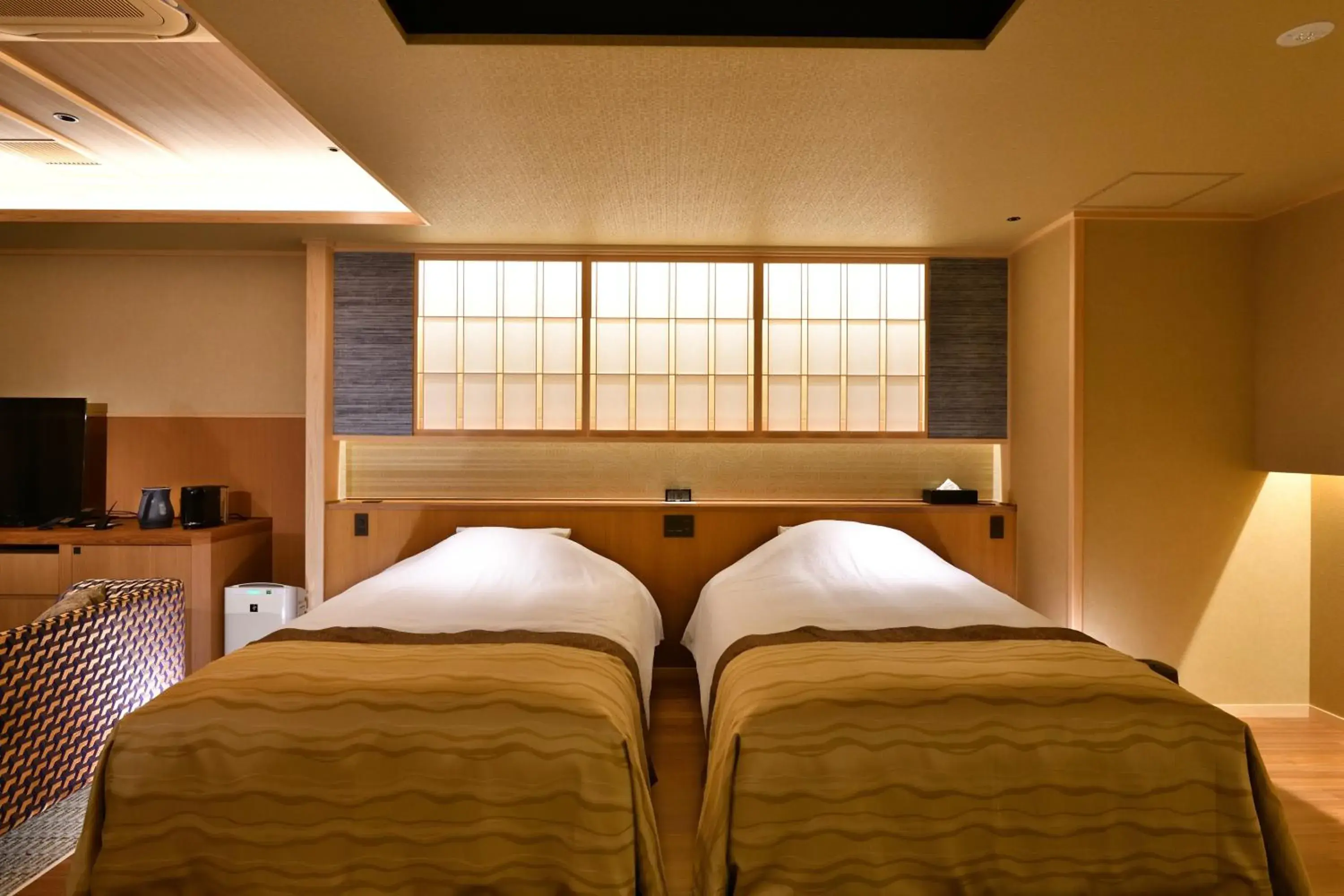 Twin Room with Garden View in Kyo Yunohana Resort Suisen Twin Room with Garden View in Kyo Yunohana Resort Suisen