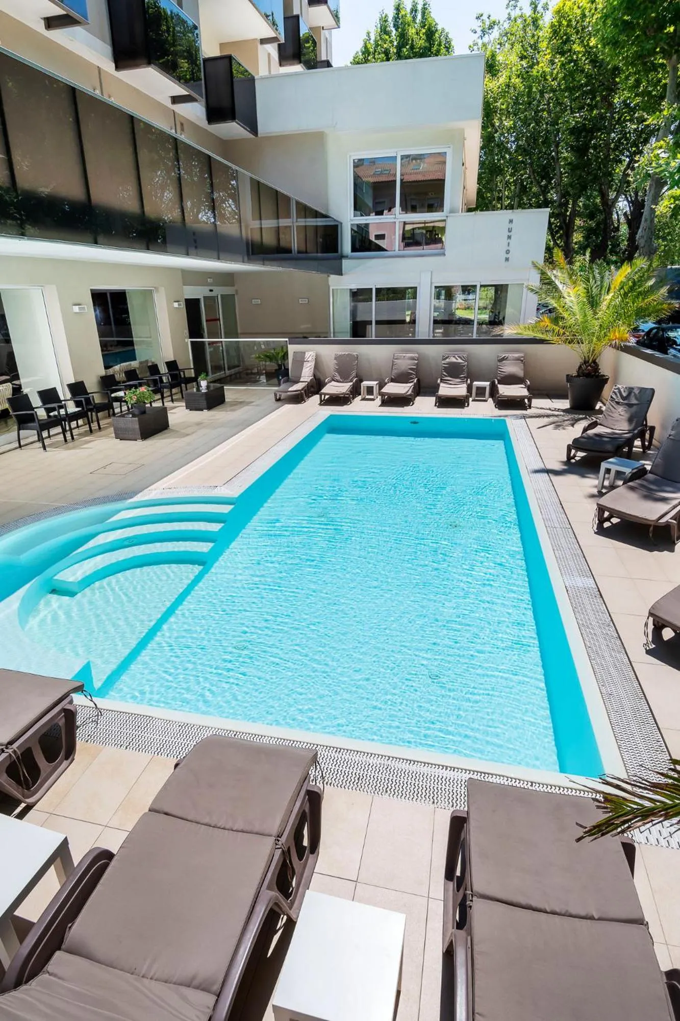 Swimming pool in Union Park Hotel al mare con Piscina - Parcheggio - Spiaggia - A MH Collection Hotels