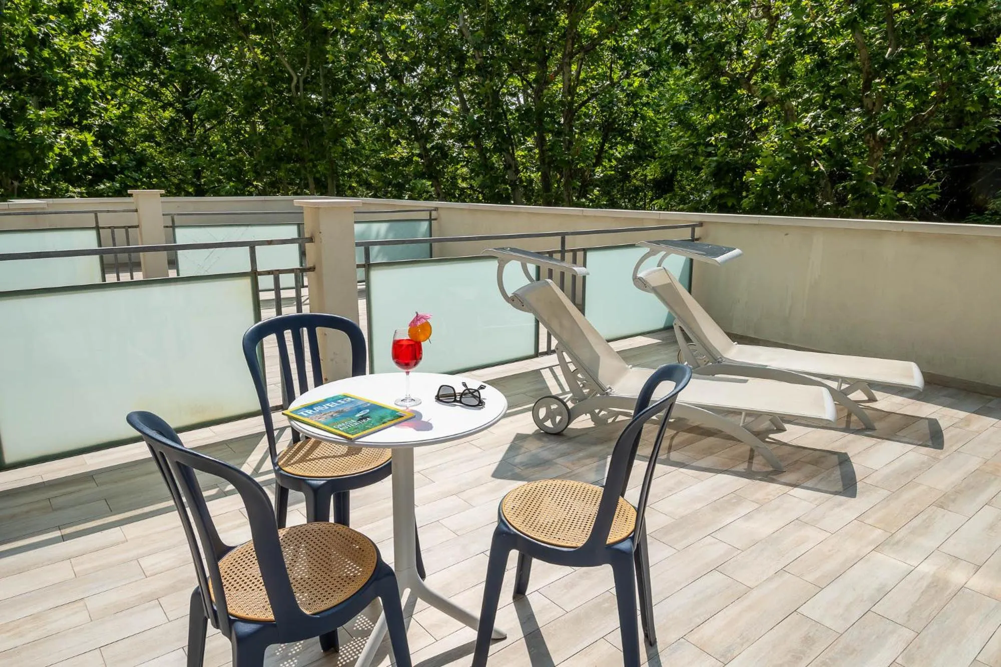 Balcony/Terrace in Union Park Hotel al mare con Piscina - Parcheggio - Spiaggia - A MH Collection Hotels