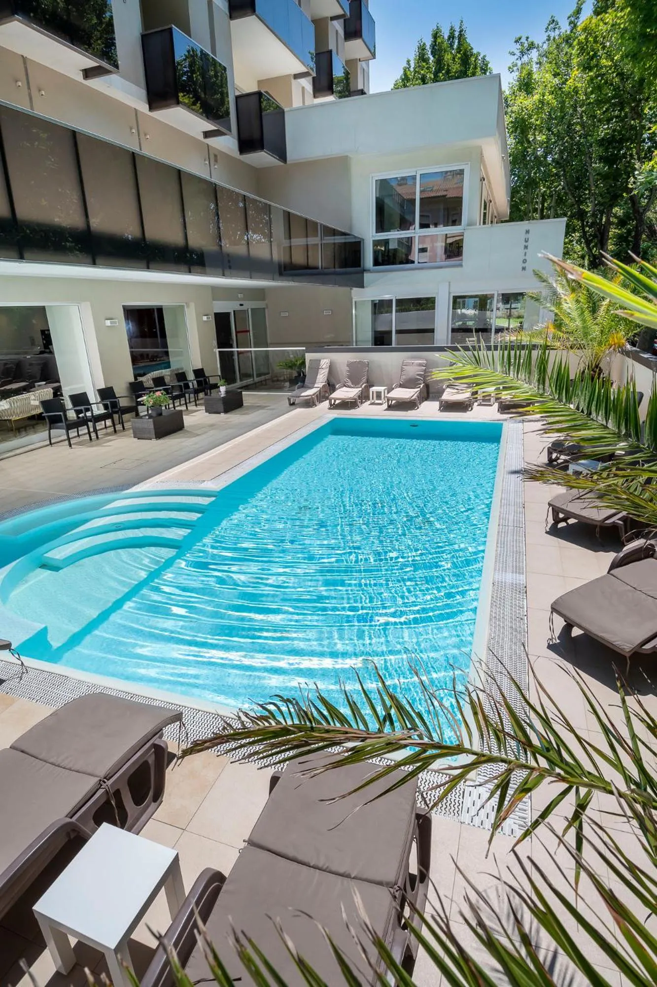 Swimming pool in Union Park Hotel al mare con Piscina - Parcheggio - Spiaggia - A MH Collection Hotels