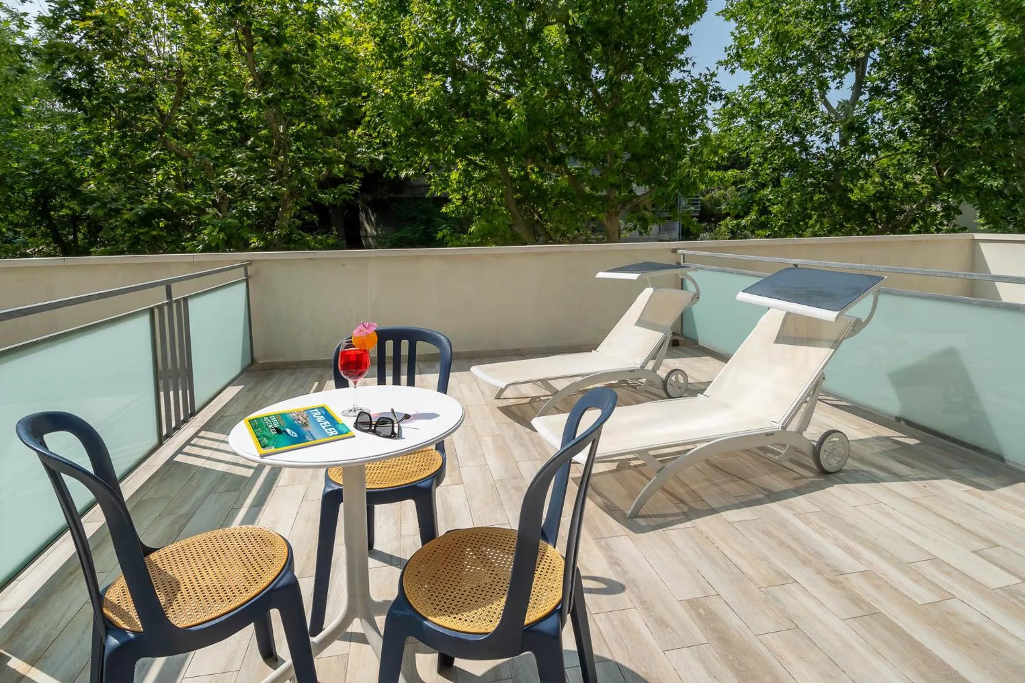 Balcony/Terrace in Union Park Hotel al mare con Piscina - Parcheggio - Spiaggia - A MH Collection Hotels