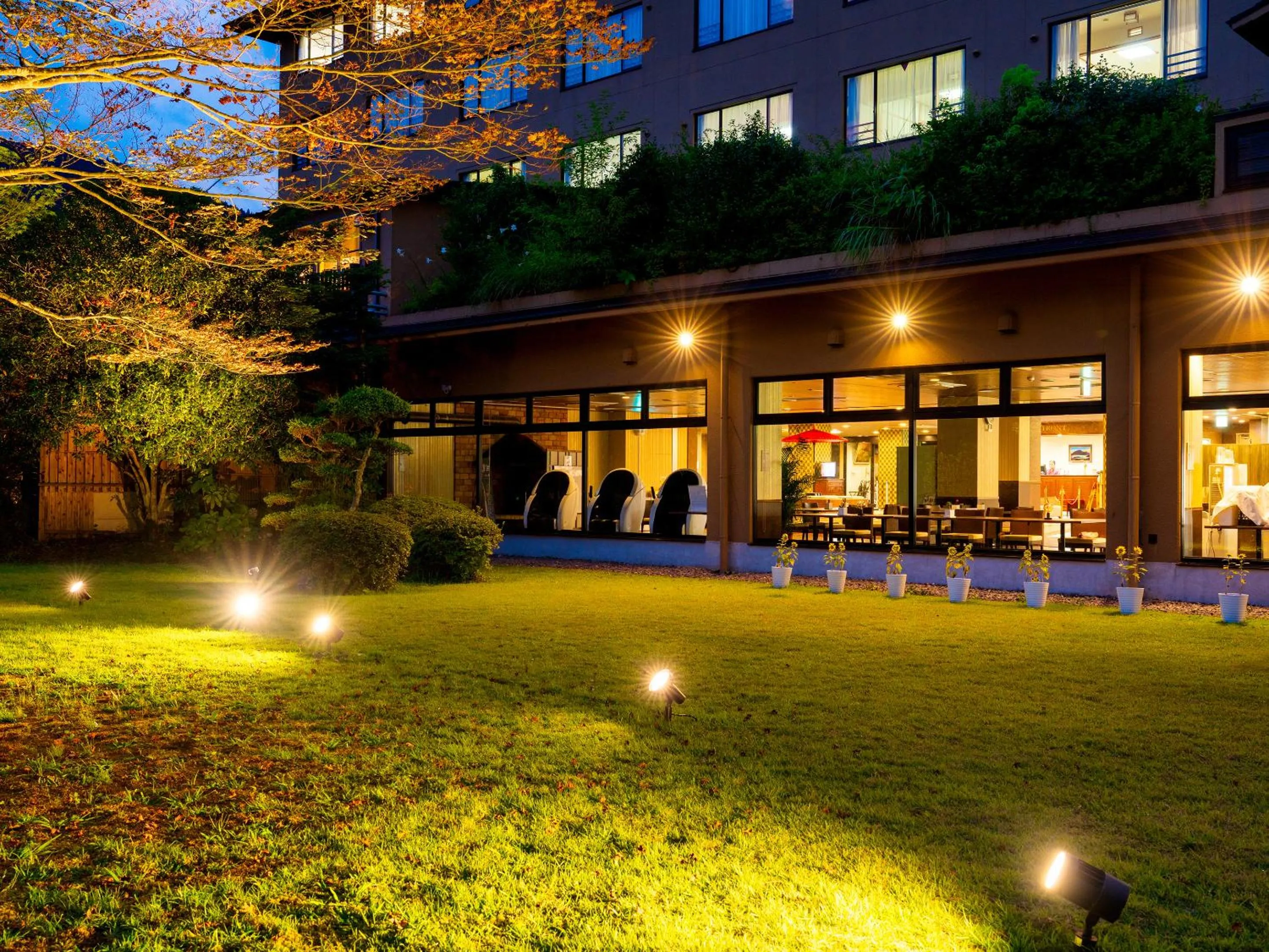 Property building in Yufuin Sansuikan