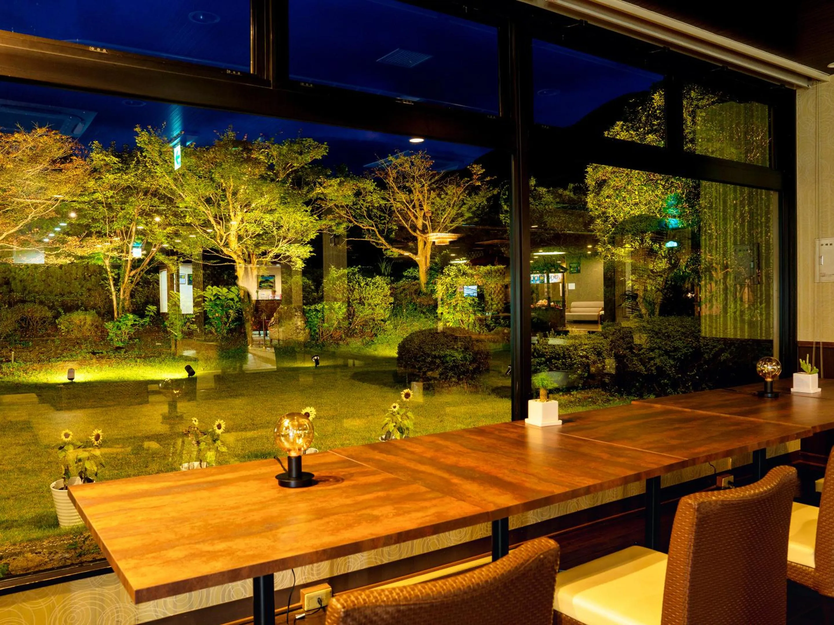 Lounge or bar in Yufuin Sansuikan