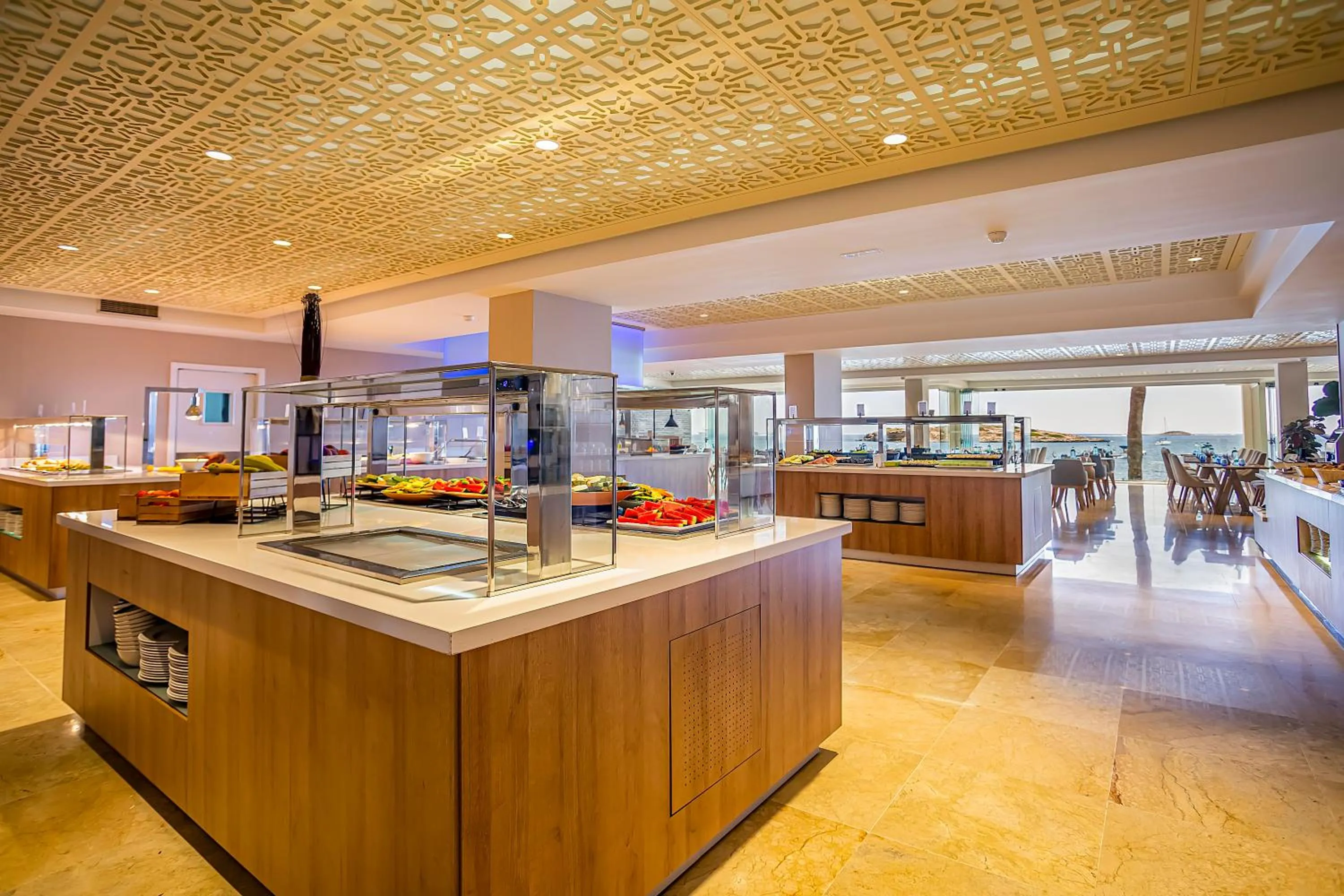 Buffet breakfast in Hotel Torre del Mar - Ibiza