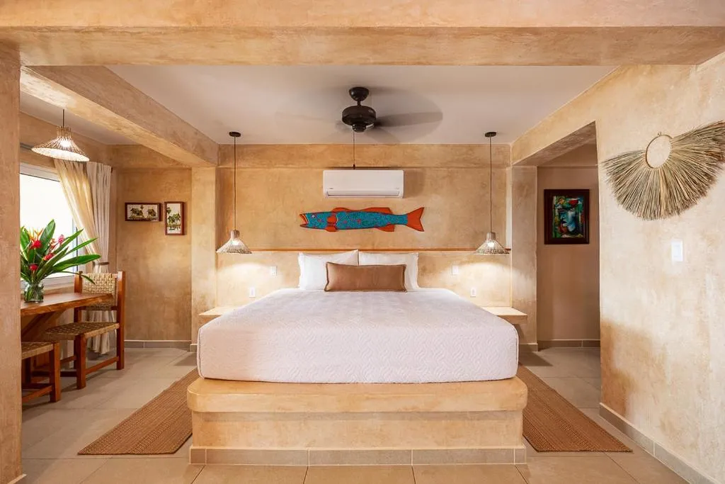 Bed in Kalimera Beach Hotel
