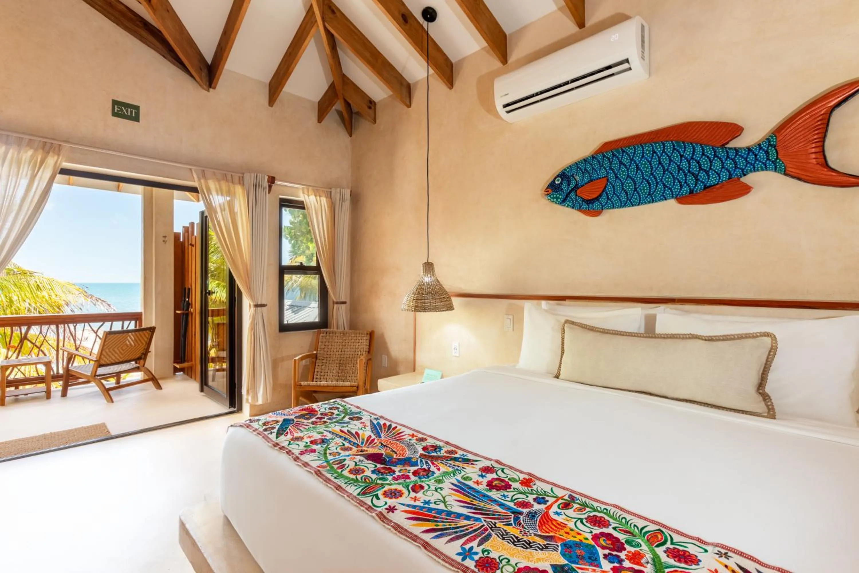 Bed in Kalimera Beach Hotel