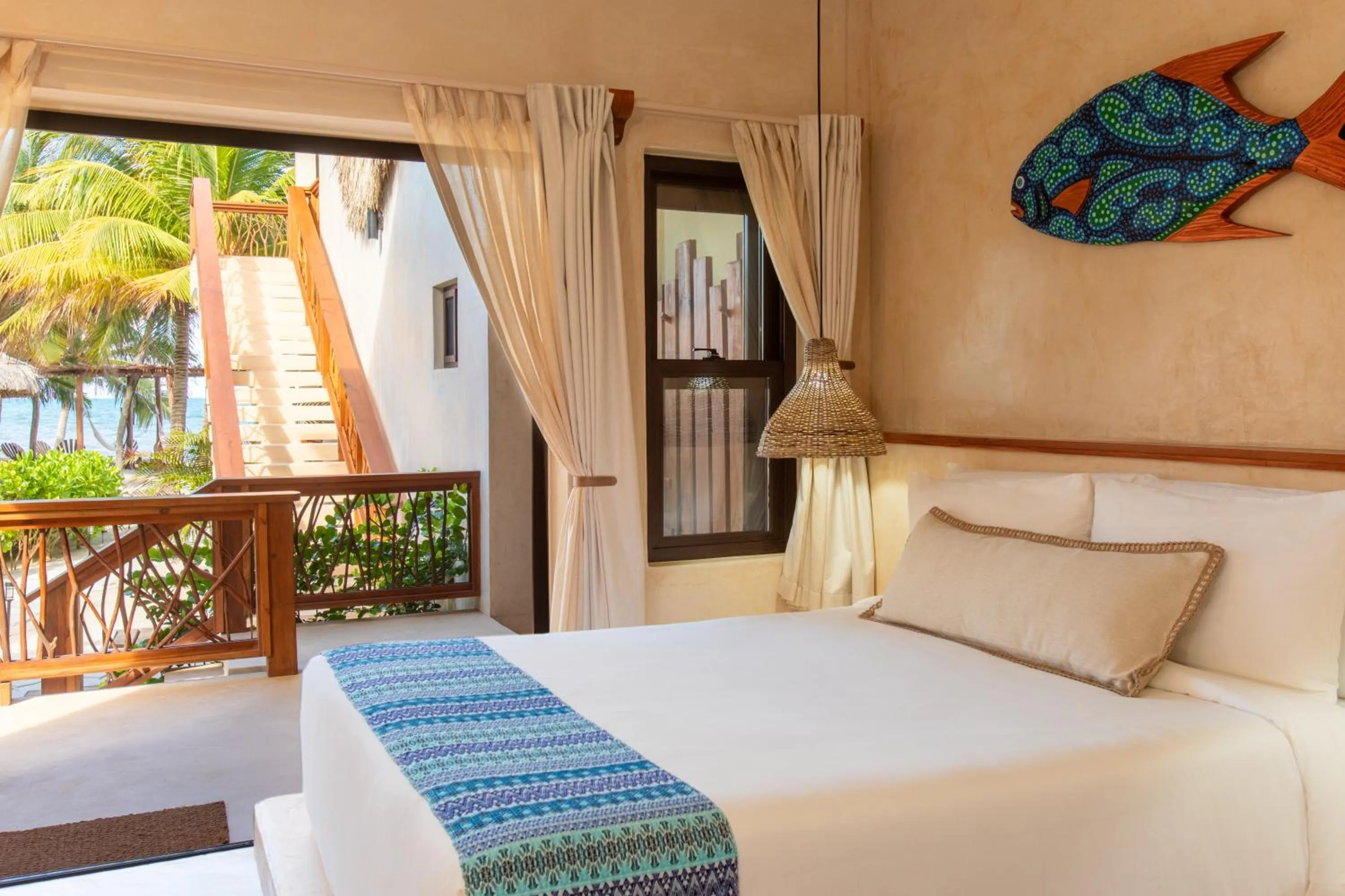 Bed in Kalimera Beach Hotel